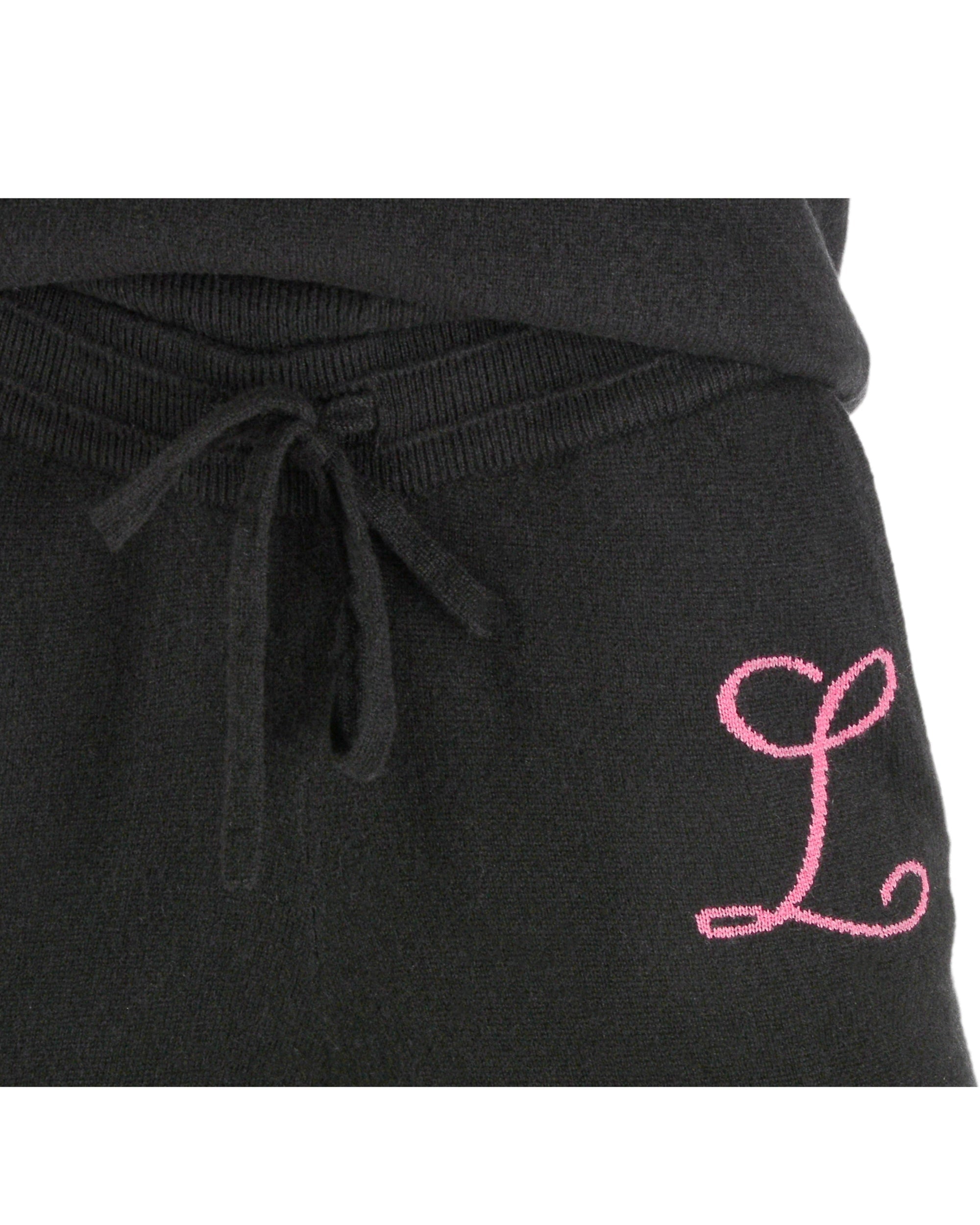 Pantaloni da tuta in cashmere - Nero