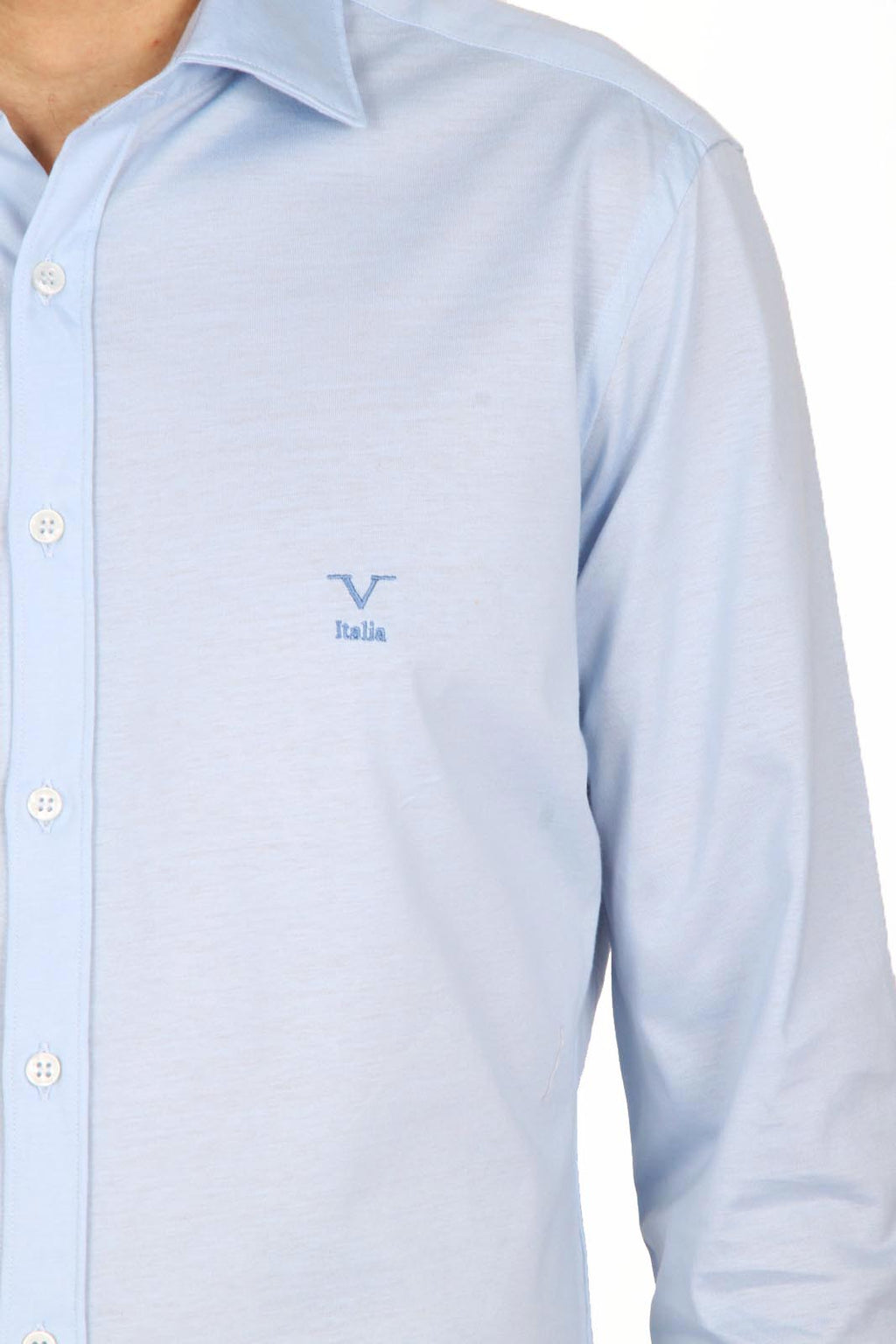 Maglia a maniche lunghe da uomo V 1969 Italia Paris Jersey Azzurro