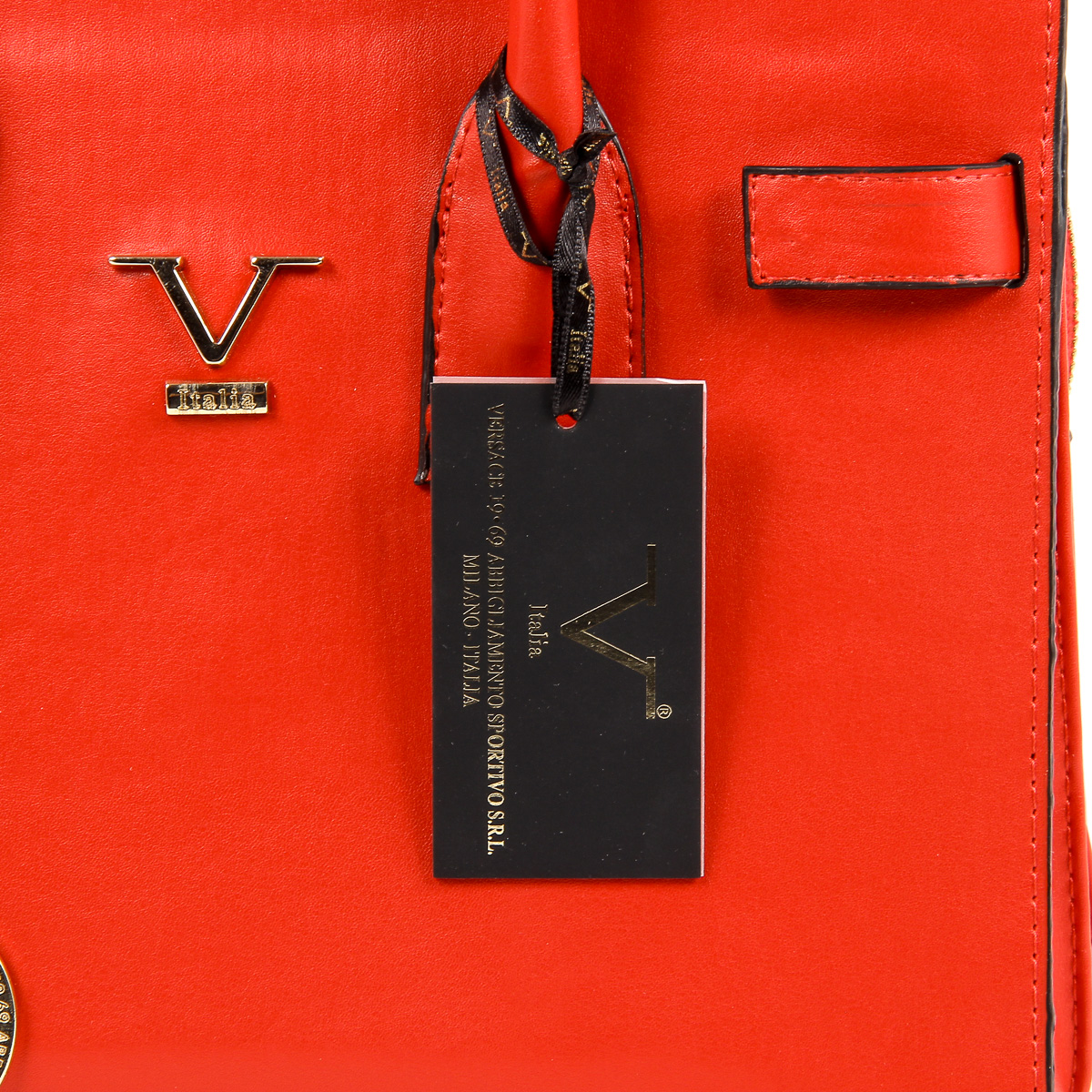 V 1969 Italia Borsa da donna rossa CLELIA