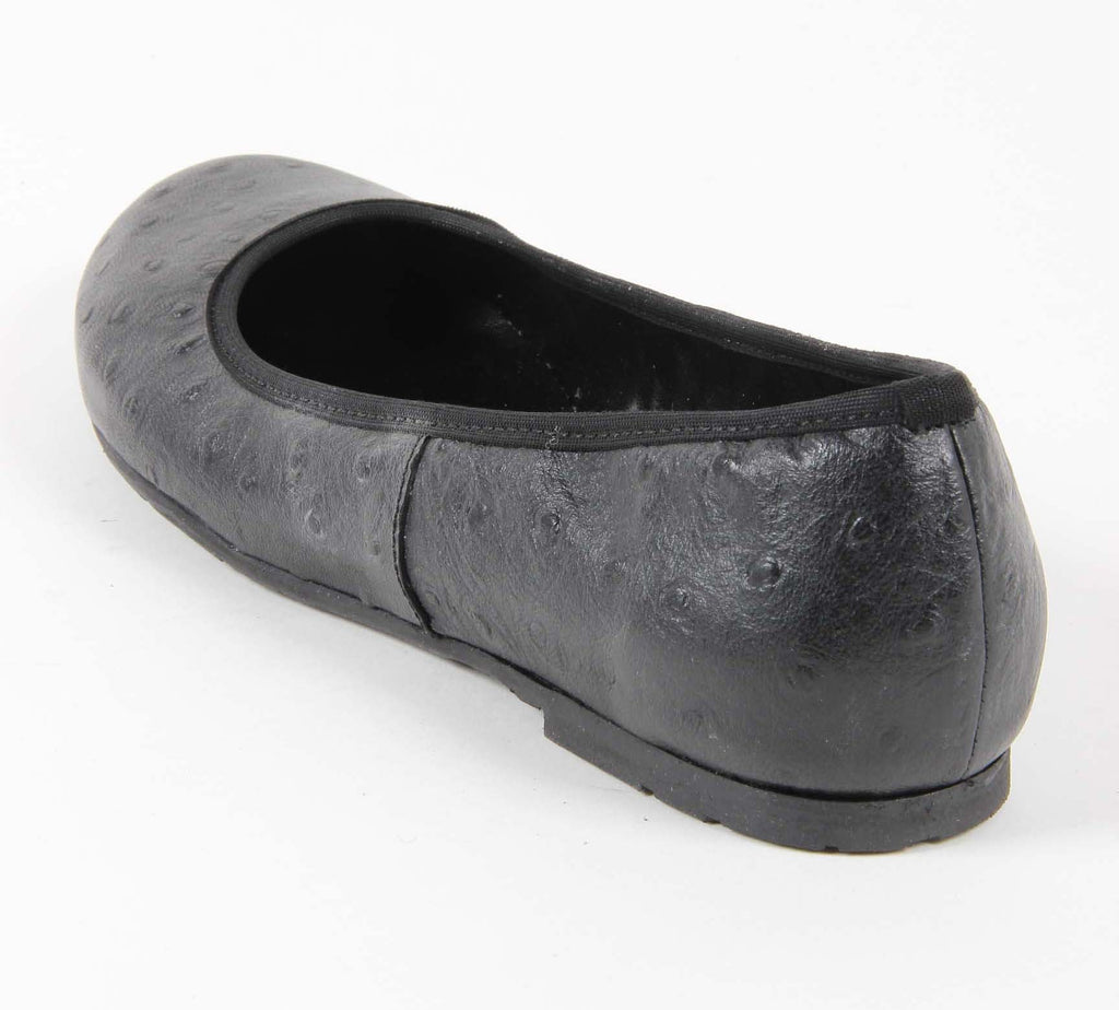 V 1969 Italia Ballerina da donna E08 TESSUTO NERO