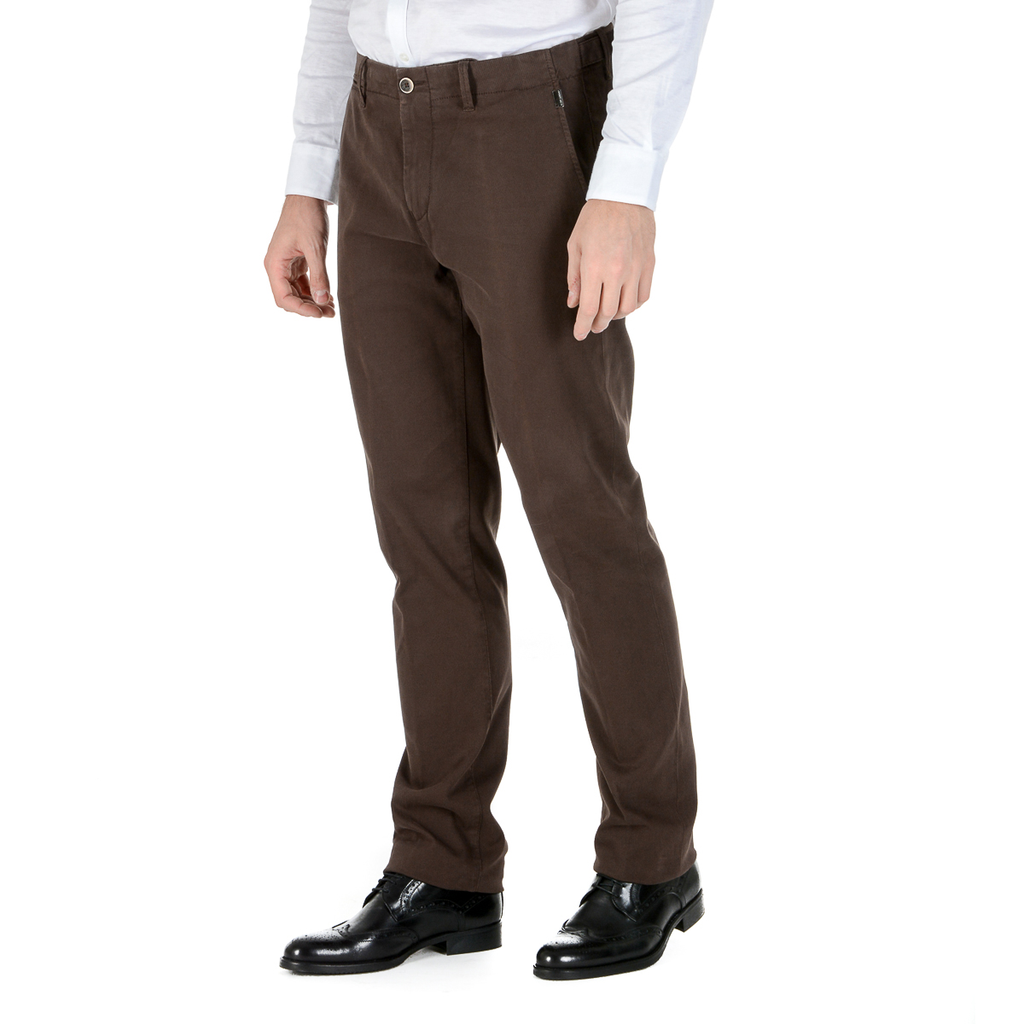 Corneliani Pantaloni Uomo Marrone