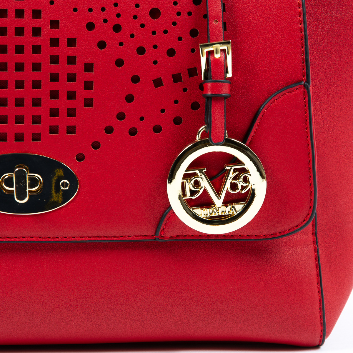 V 1969 Italia Borsa da donna rossa BEATRICE