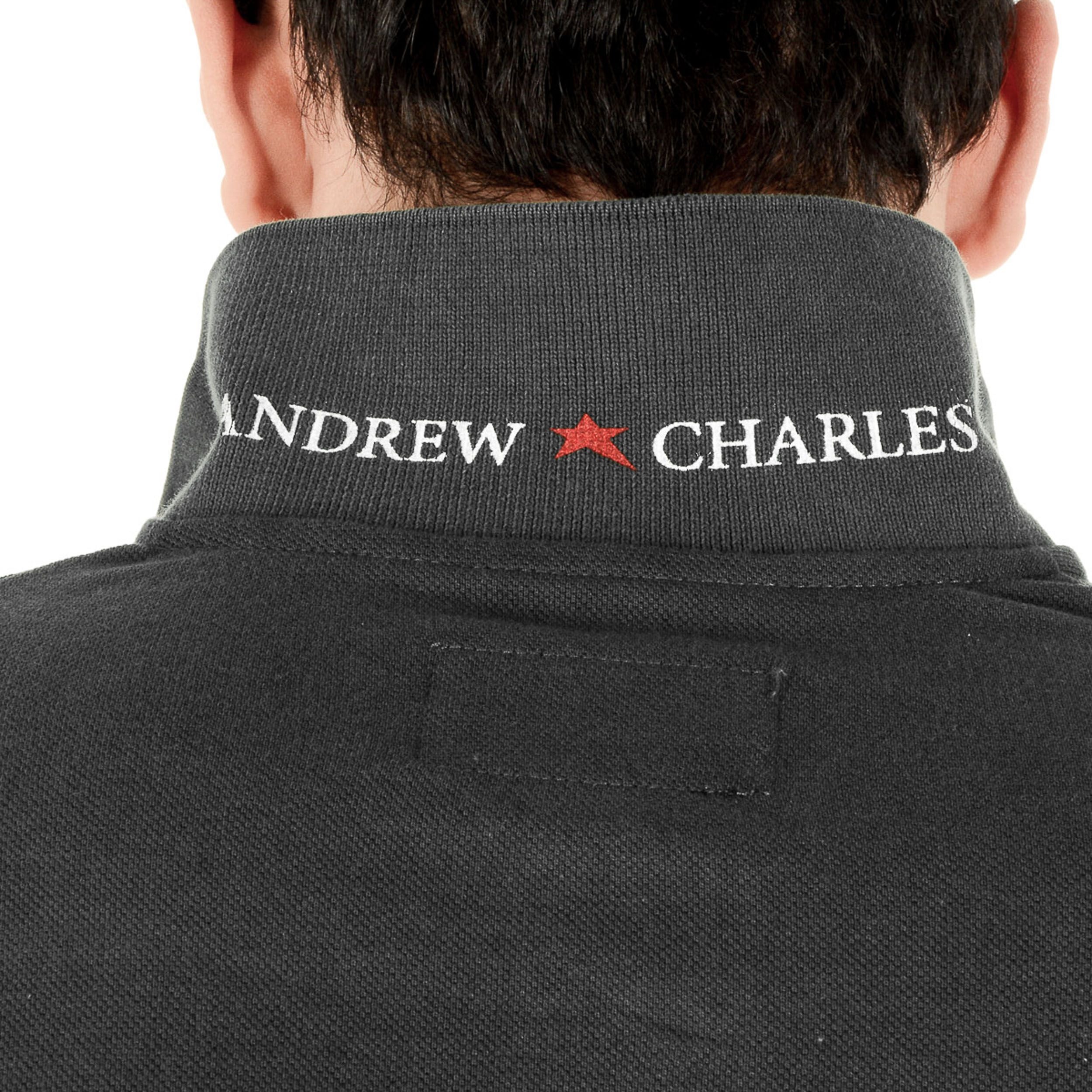 Polo da uomo Andrew Charles By Andy Hilfiger PT160 32001 ALABAMA GRIGIO SCURO