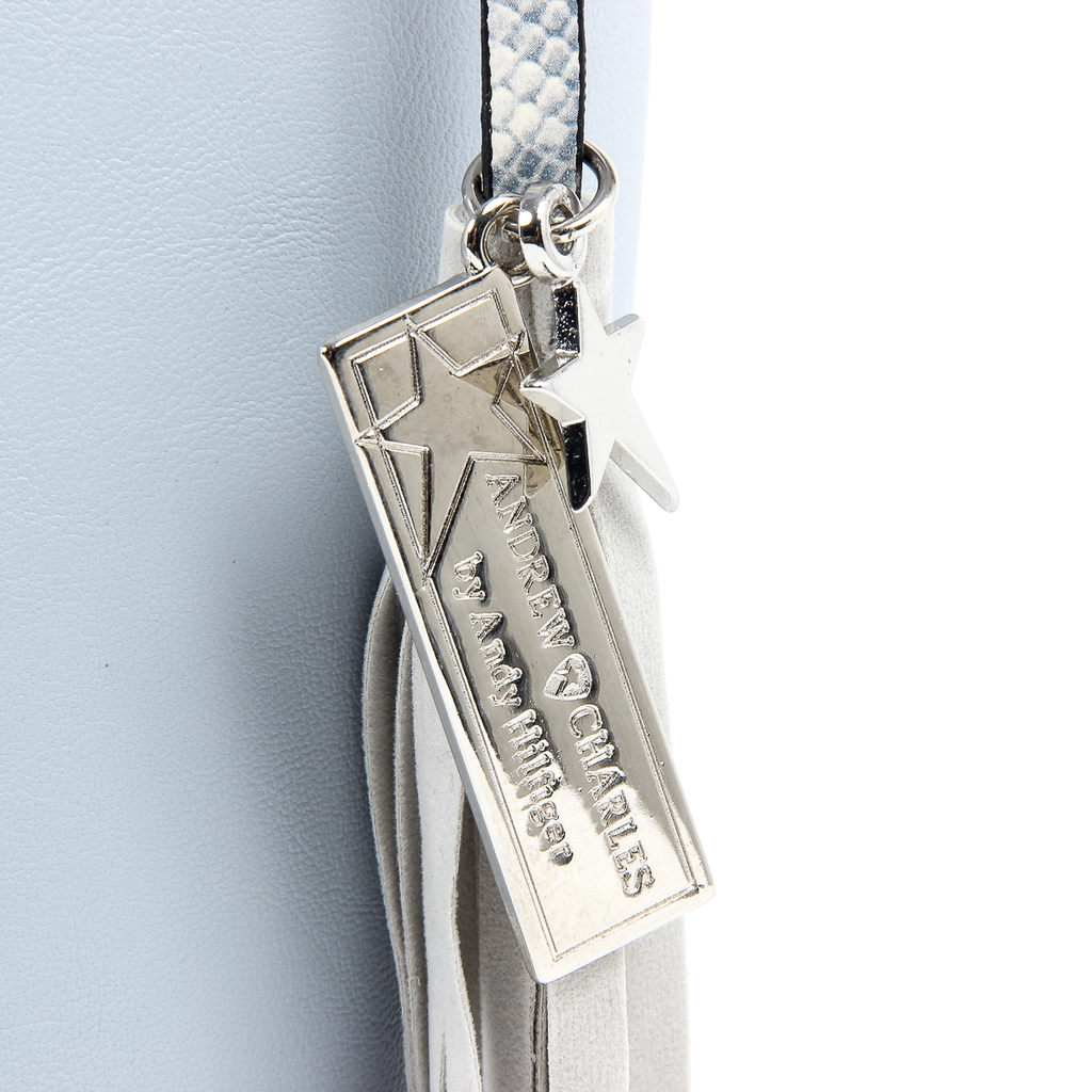 Borsa a mano da donna Andrew Charles Azzurro JANE