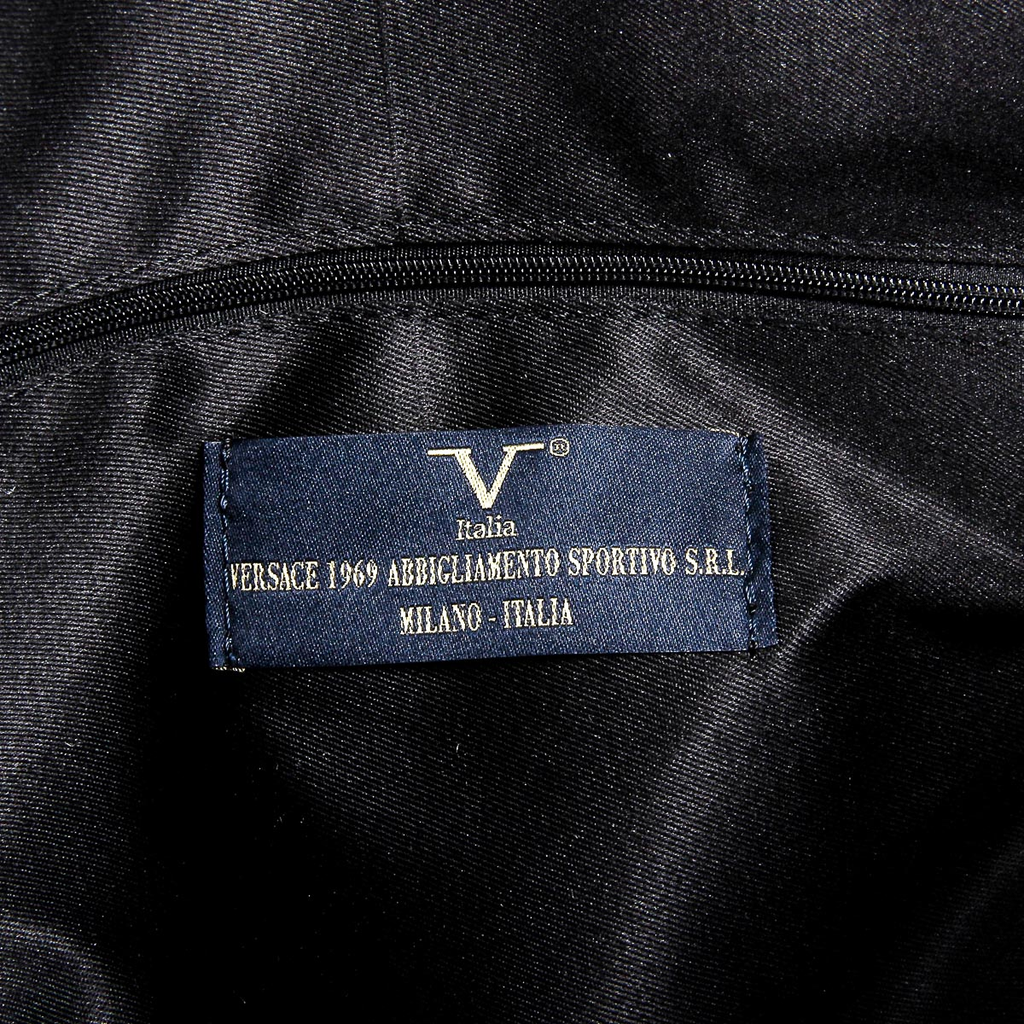 V 1969 Italia Borsa da donna nera VIENNA