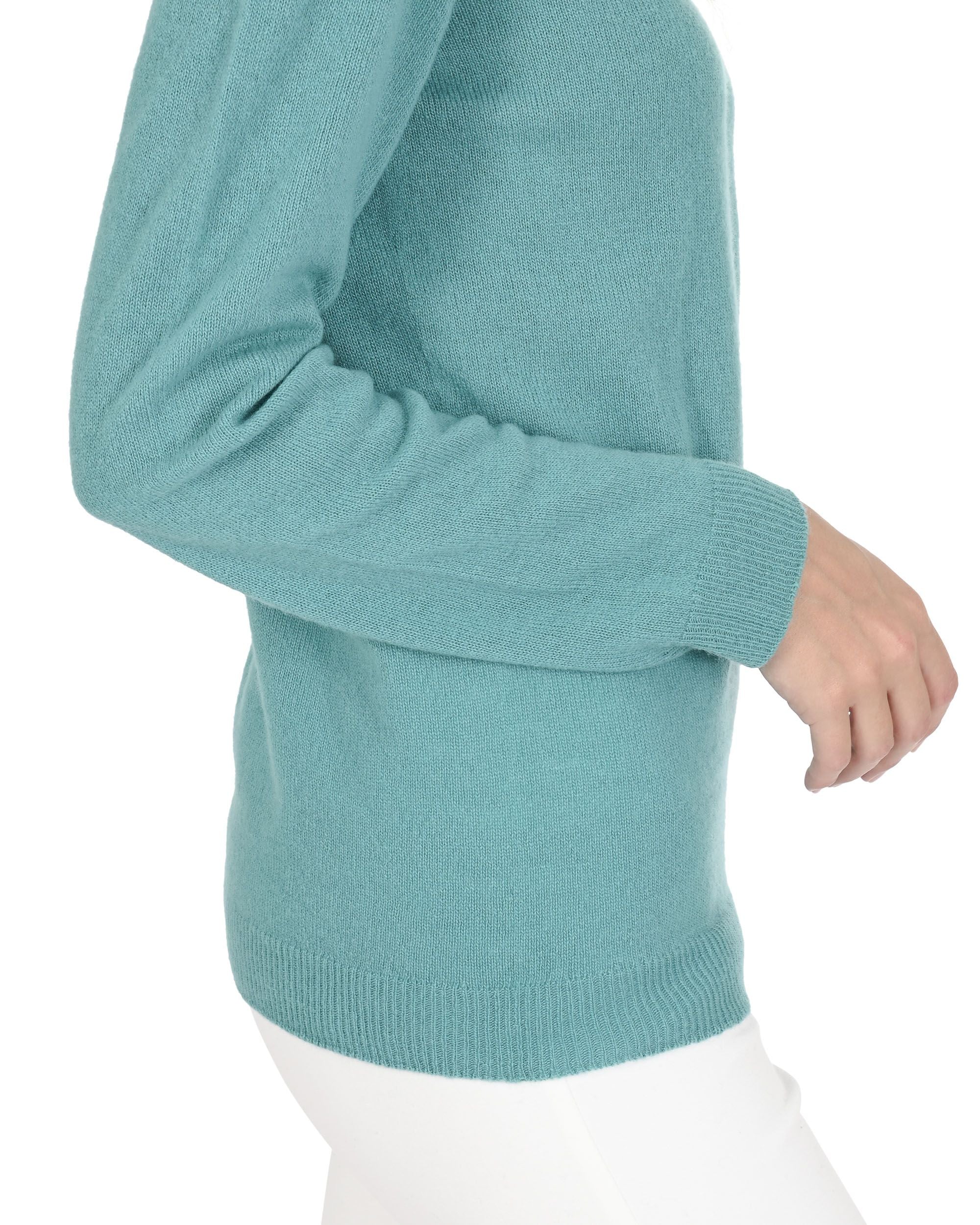 Maglione dolcevita da donna in cashmere Crown of Edinburgh COE 005 JADE