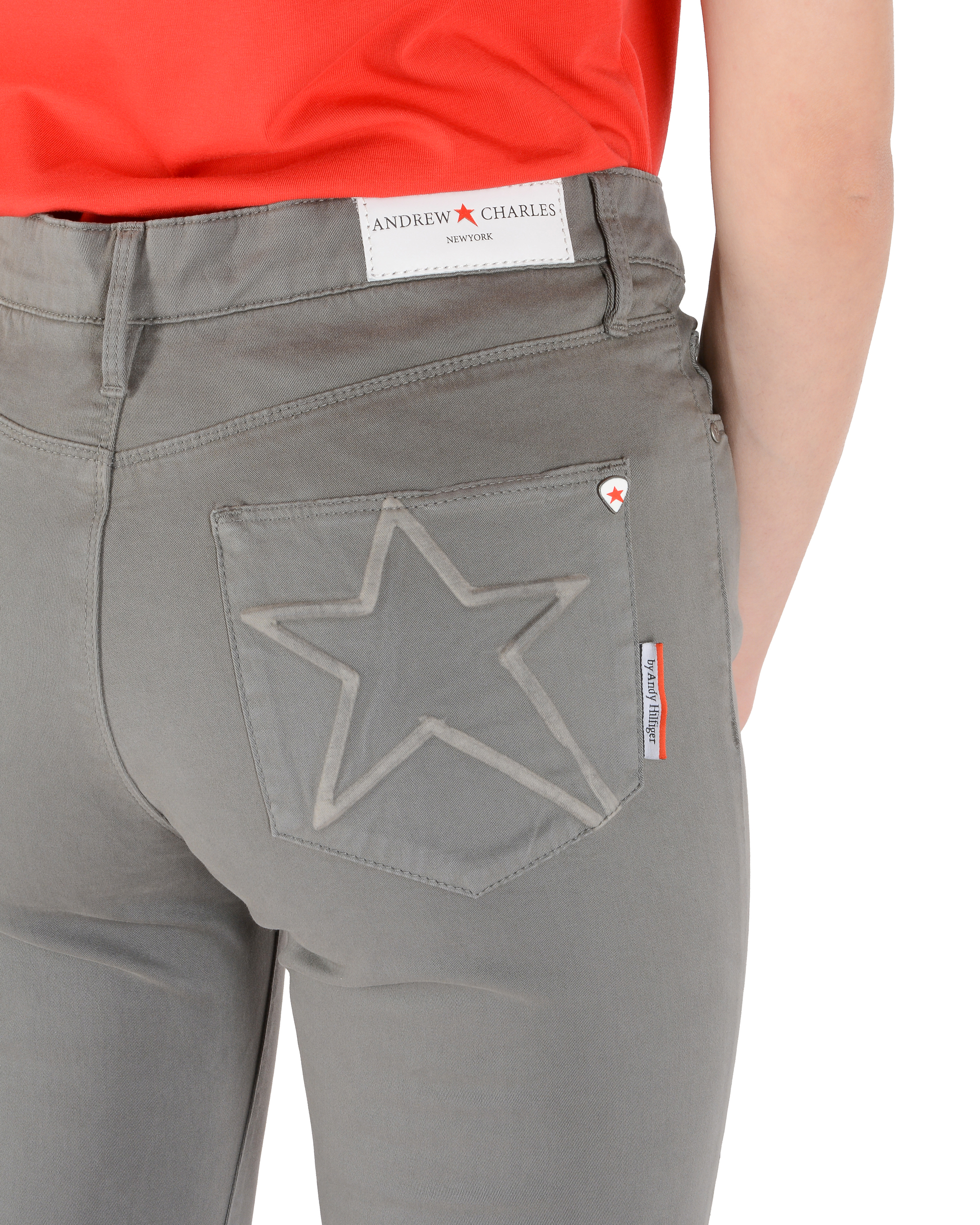 Pantaloni da donna Andrew Charles Slim Fit CLAIRE GREY
