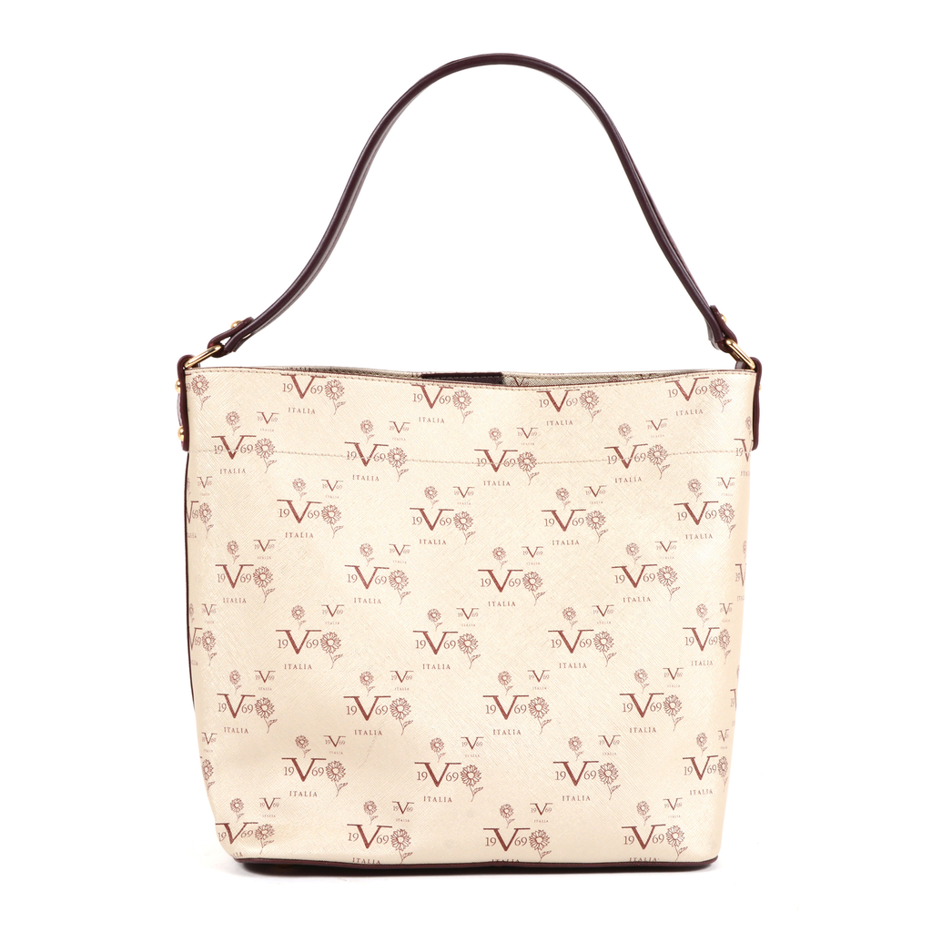 V 1969 Italia Borsa da donna Beige SALVADOR