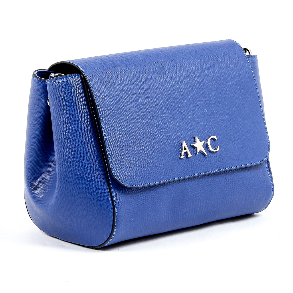 Borsa a mano da donna Andrew Charles Blu VERA