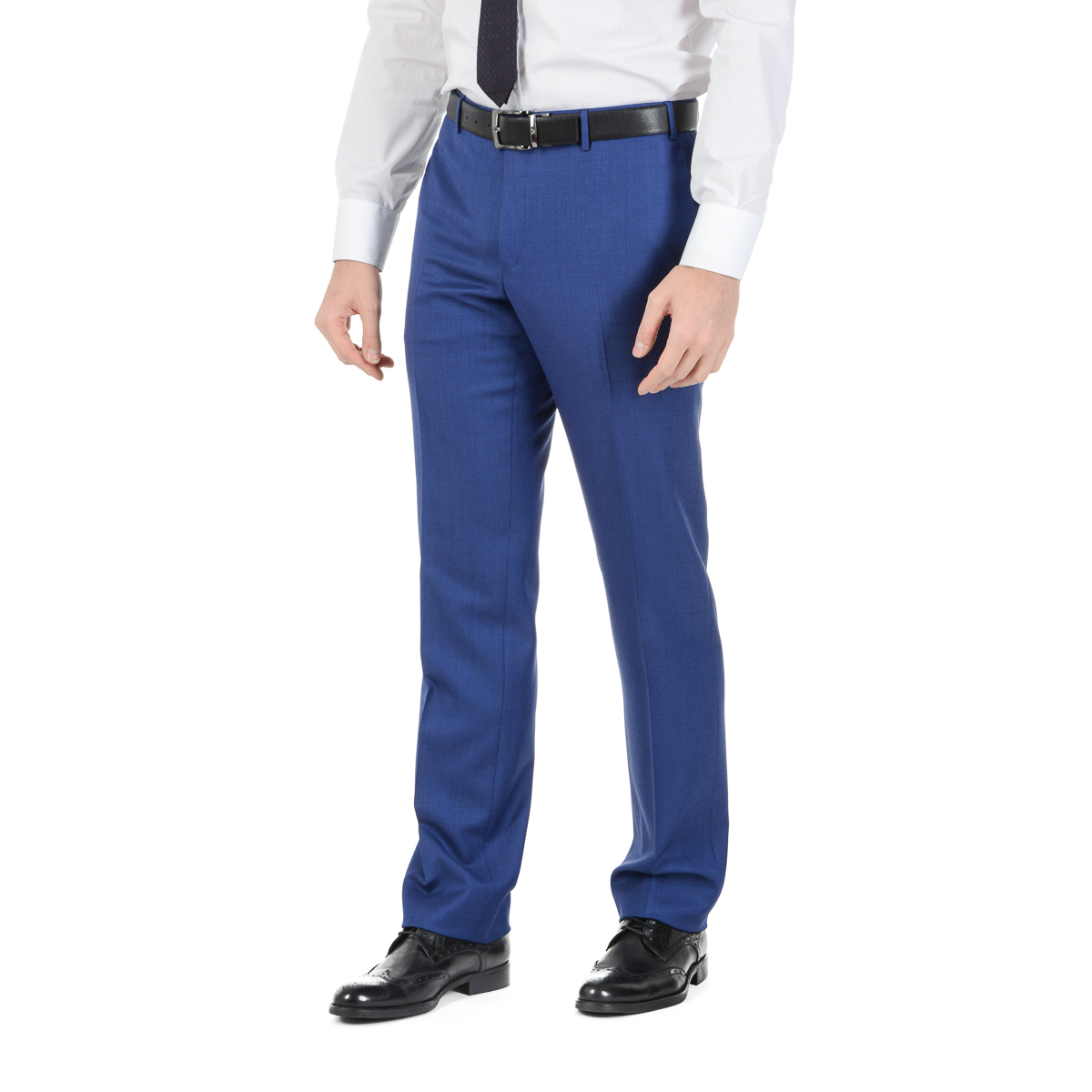 Abito da uomo Corneliani maniche lunghe blu Super 110's