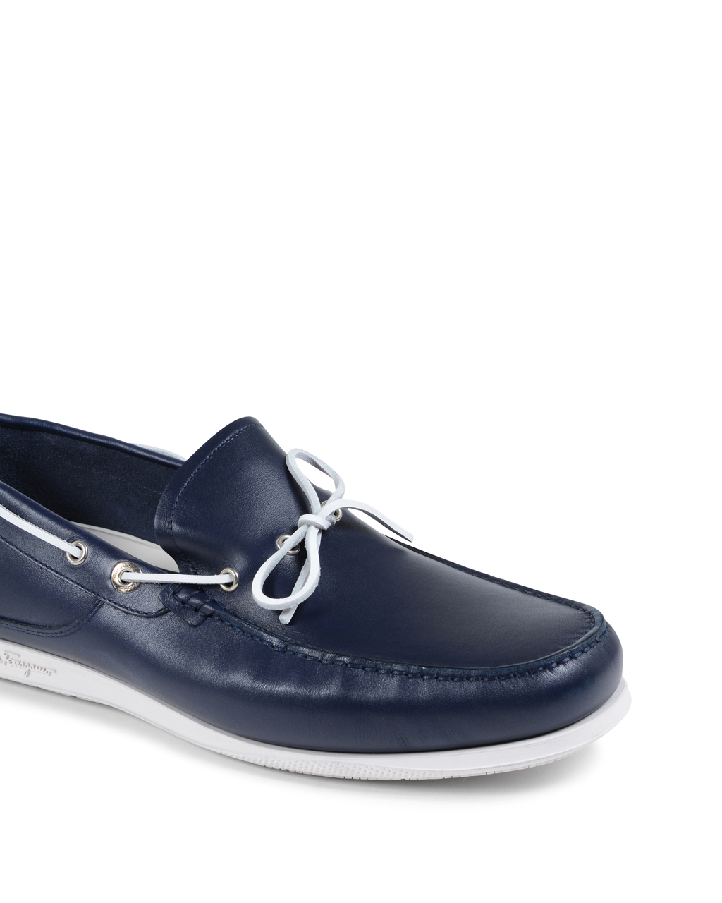 Mocassino Uomo Salvatore Ferragamo Blu Navy CARAIBI