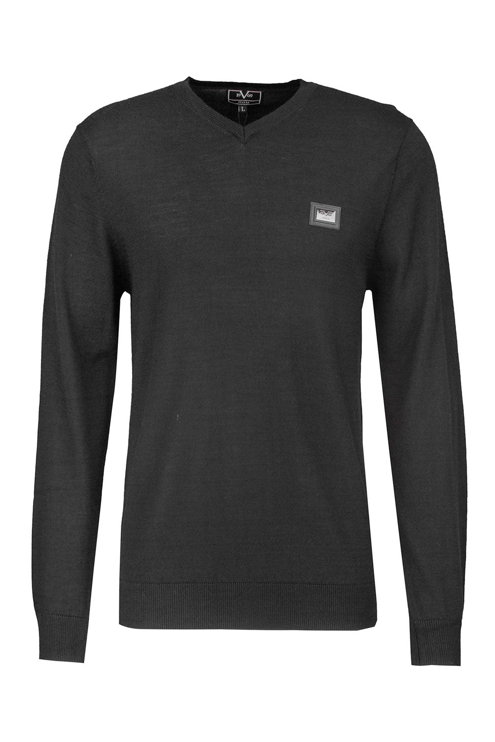 19V69 Italia Maglione Uomo Nero THIES NERO