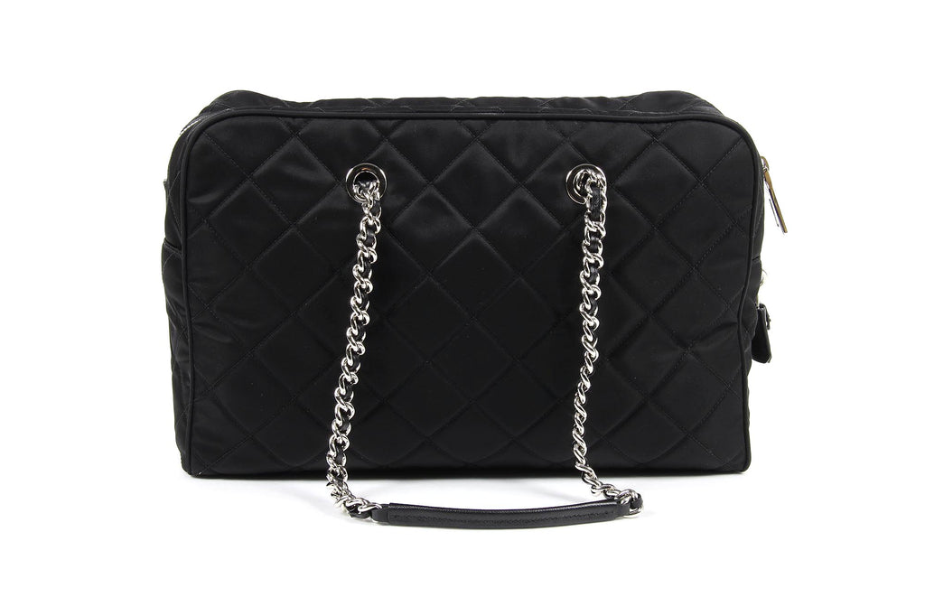 Borsa Prada trapuntata BL0774 Nero Tessuto Impuntu