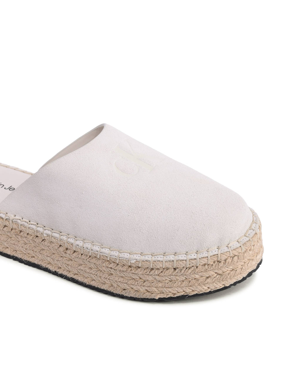 Espadrillas da donna Calvin Klein bianche YW0YW00986YBH