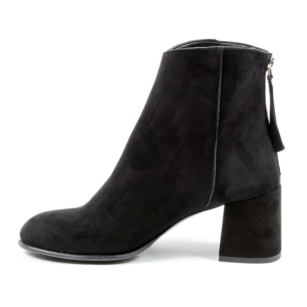 Stivaletti con tacco da donna Andrew Charles neri LINDA