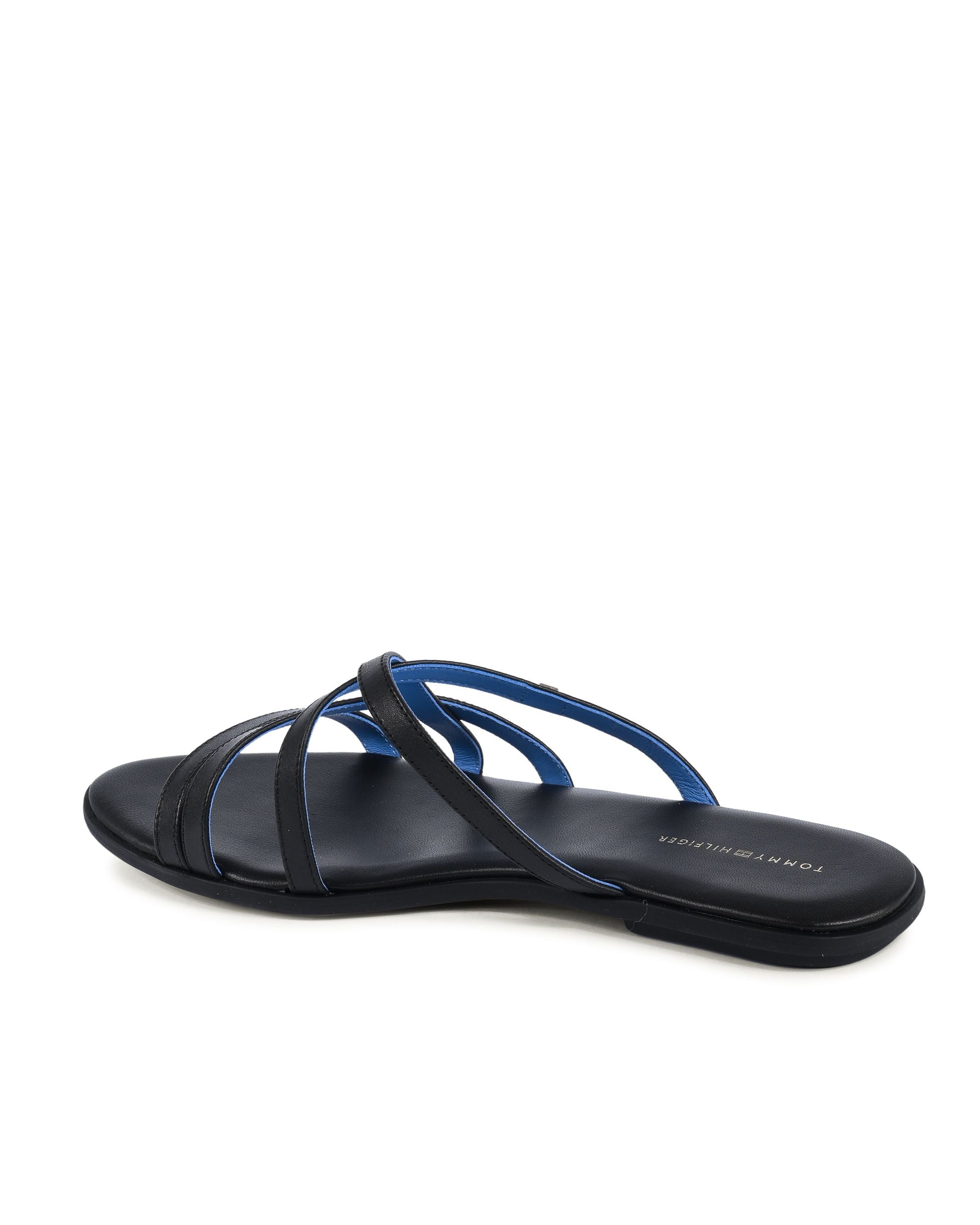 Sandalo da donna Tommy Hilfiger nero FW0FW08067BDS