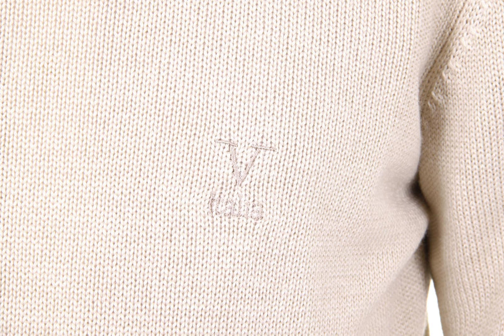 Maglione uomo girocollo V 1969 Italia 9802 GIROCOLLO SABBIA