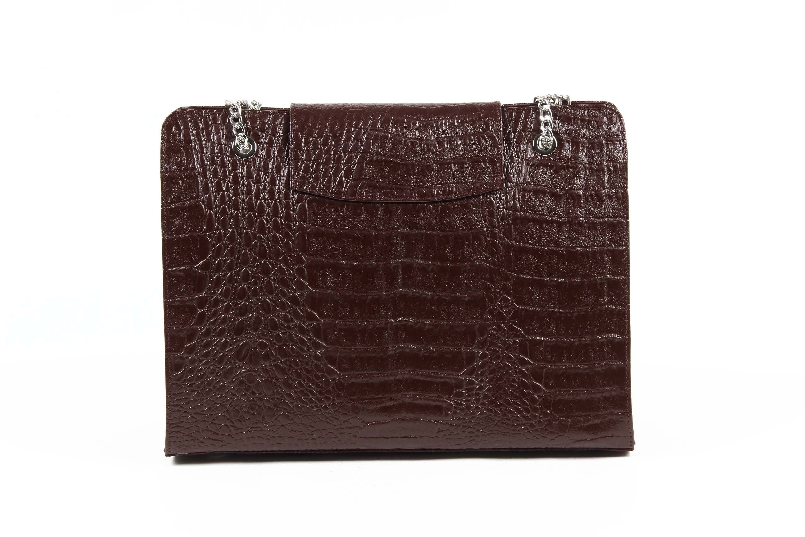 V 1969 Italia Borsa da donna ARC02 GRETA COCCO BORDEAUX