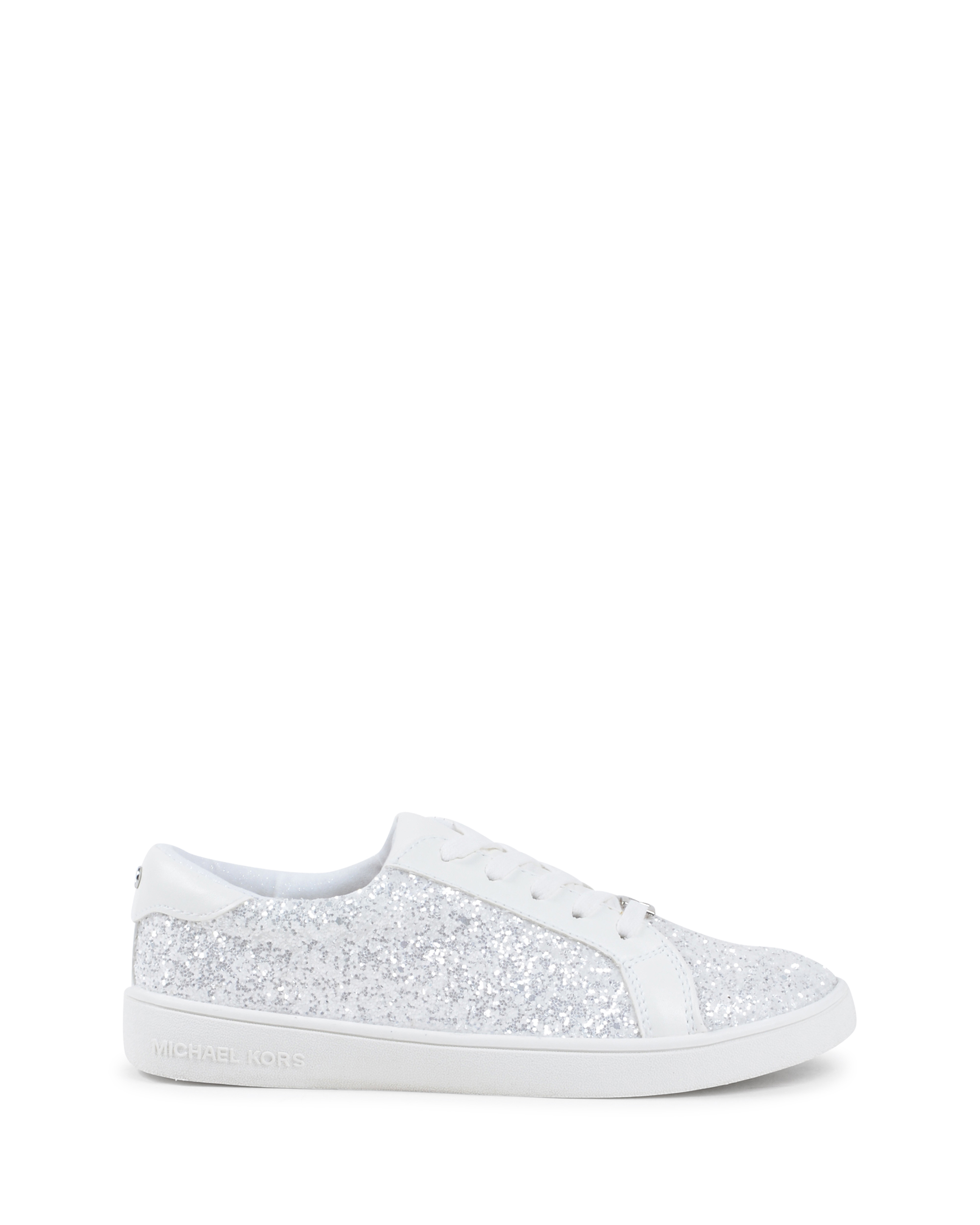 Michael Kors Sneaker da bambina bianca ZIA IVY ACE WHITE GLITTER