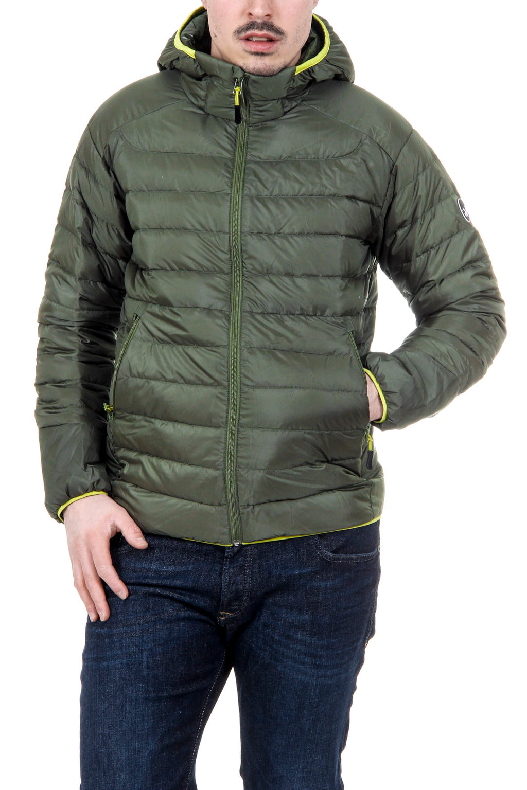 Piumino da uomo V 1969 Italia ARTICO VERDE ARMY