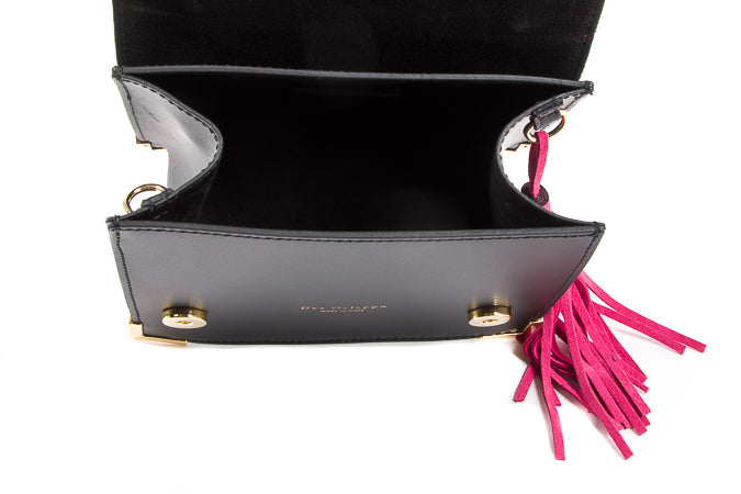 Borsa a tracolla Sanremo nera