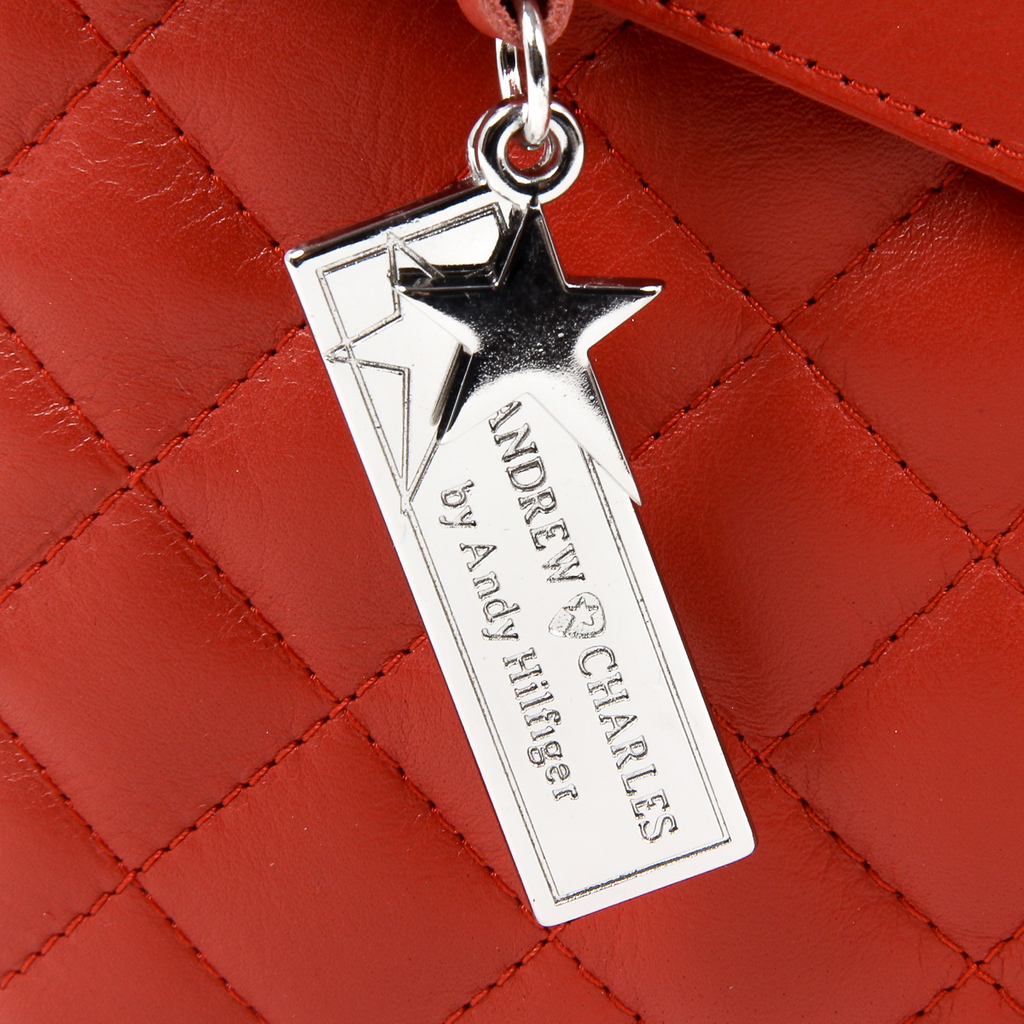 Borsa a mano da donna Andrew Charles rossa AZALEA