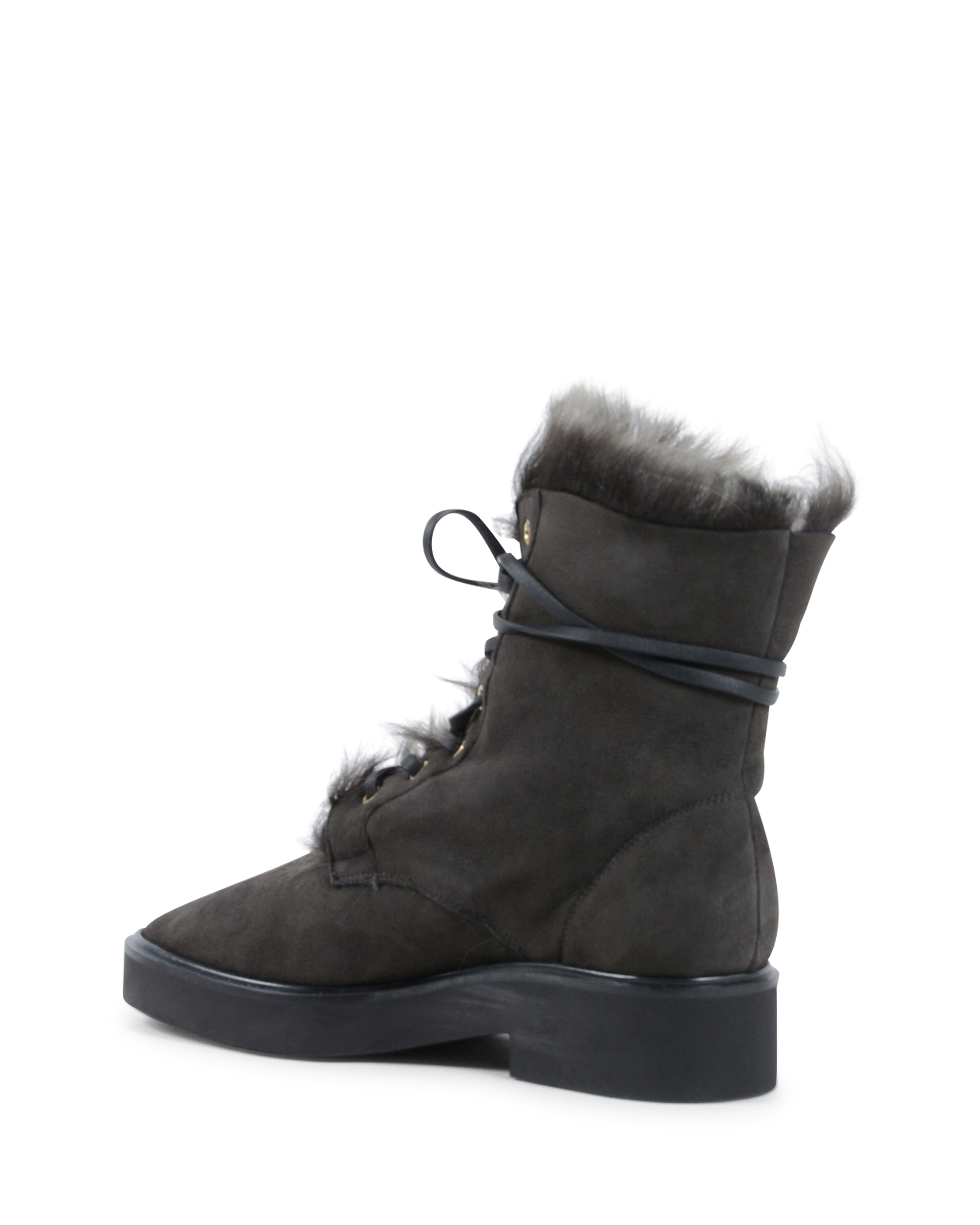 Stuart Weitzman Stivaletto corto da donna grigio scuro JISSIKA