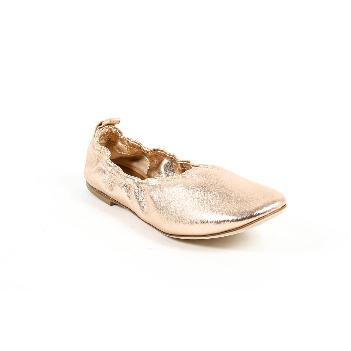 V 1969 Italia Ballerina da donna 302999 NAPPA METAL SALMONE