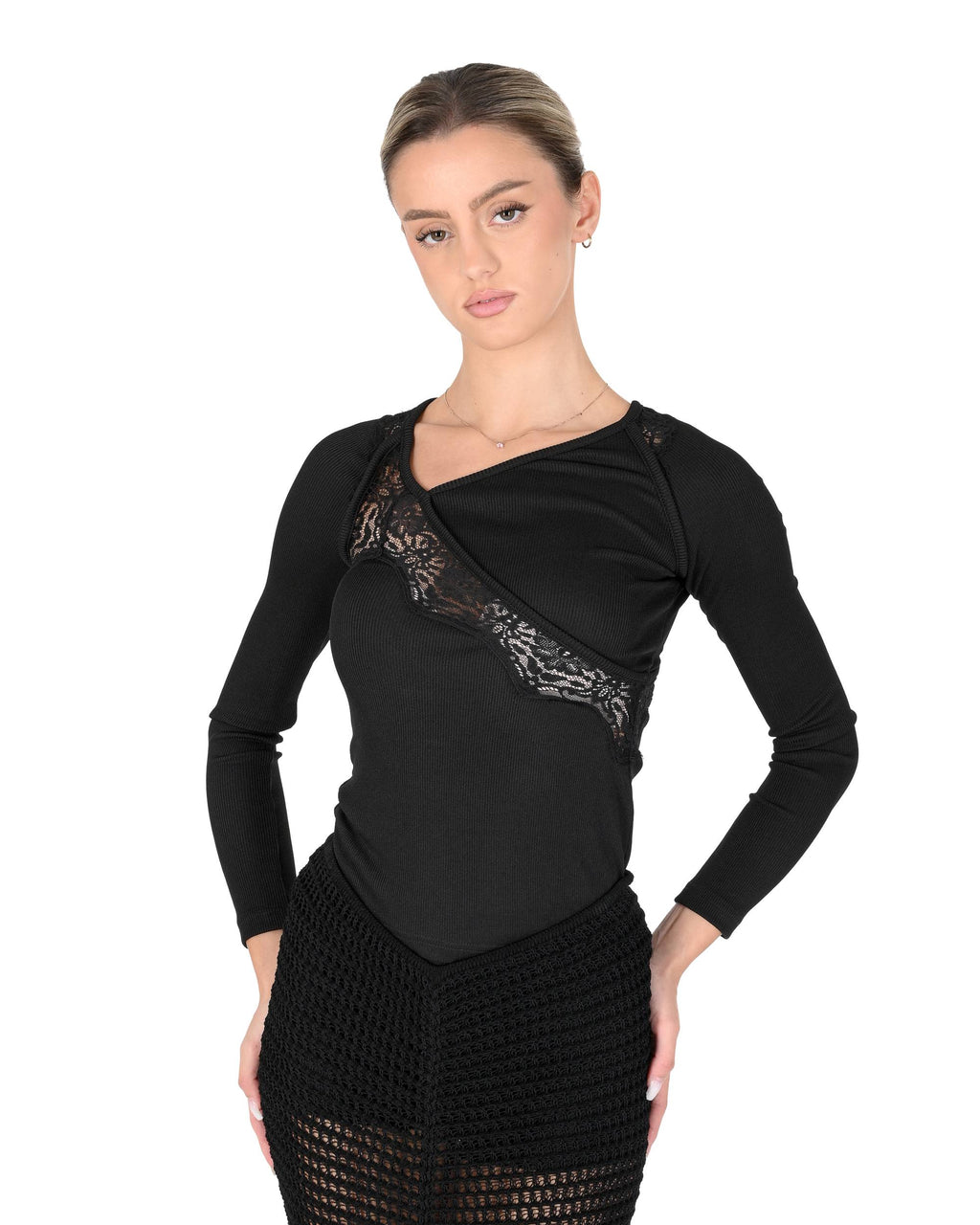 Christopher Esber Camicetta da donna 24031119 NERO 801