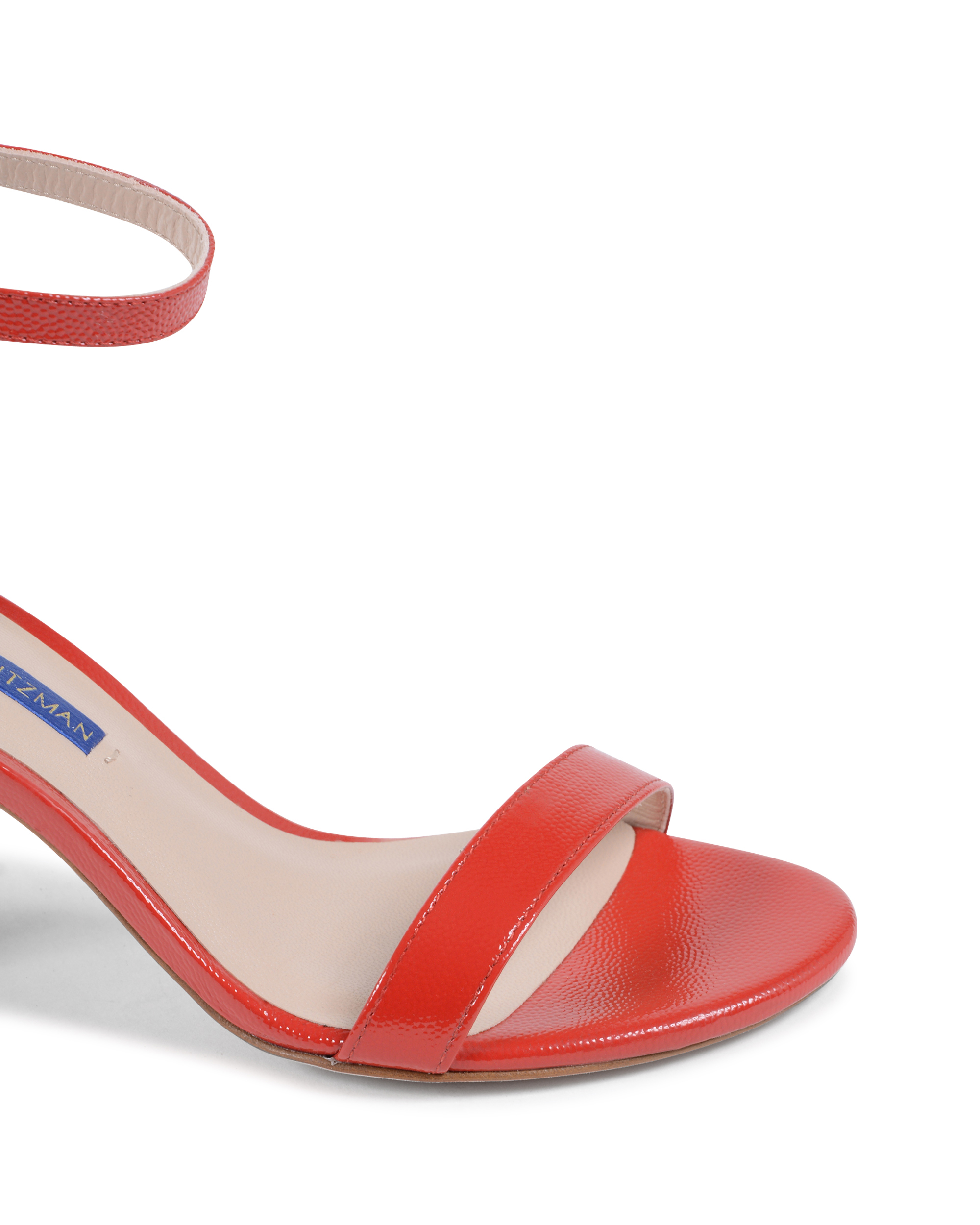 Stuart Weitzman Sandalo da donna con cinturino alla caviglia Rosso NEARLYNUDE