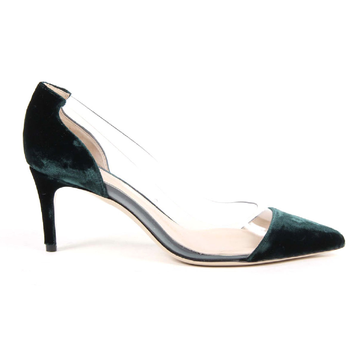 Décolleté da donna V 1969 Italia 3105124 VELLUTO 301 VERDE