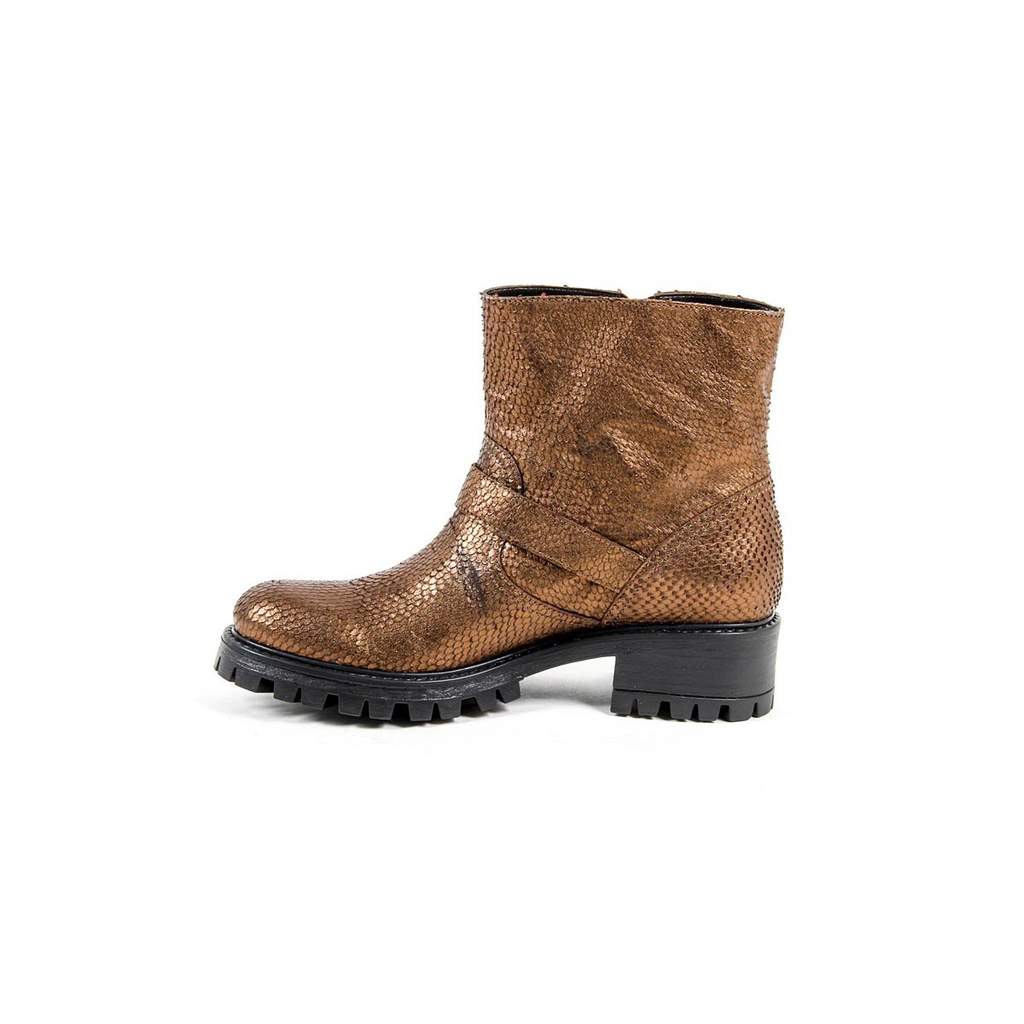 V 1969 Italia Stivaletto corto da donna B1441 VIPER BRONZO