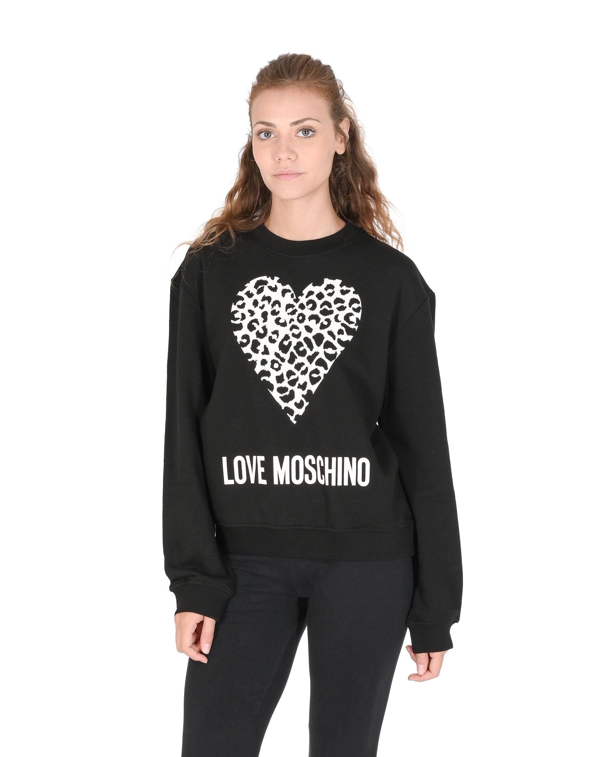 Felpa da donna Love Moschino W 6 306 54 M 4055 C74 NERO