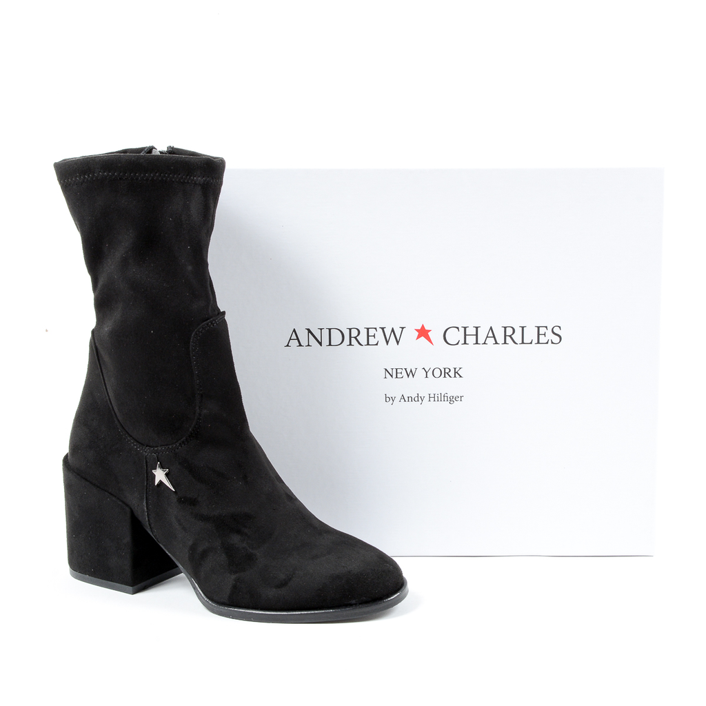 Andrew Charles Stivaletto corto da donna nero JONI
