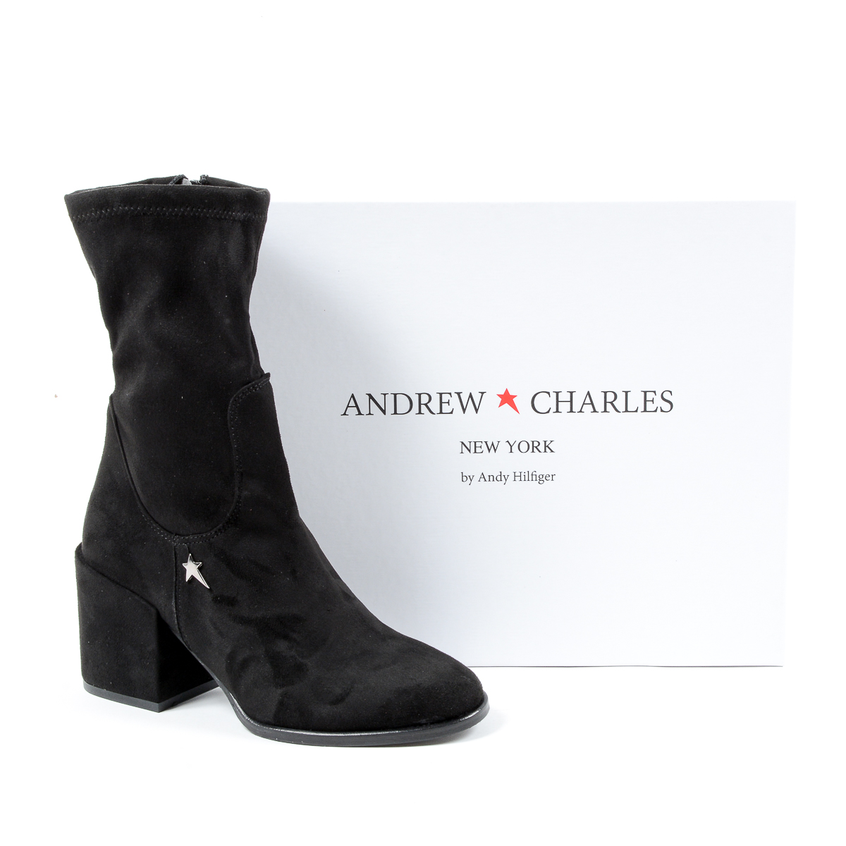 Andrew Charles Stivaletto corto da donna nero JONI