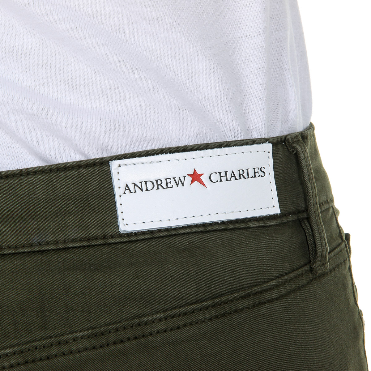 Pantaloni da donna Andrew Charles verdi CLAIRE