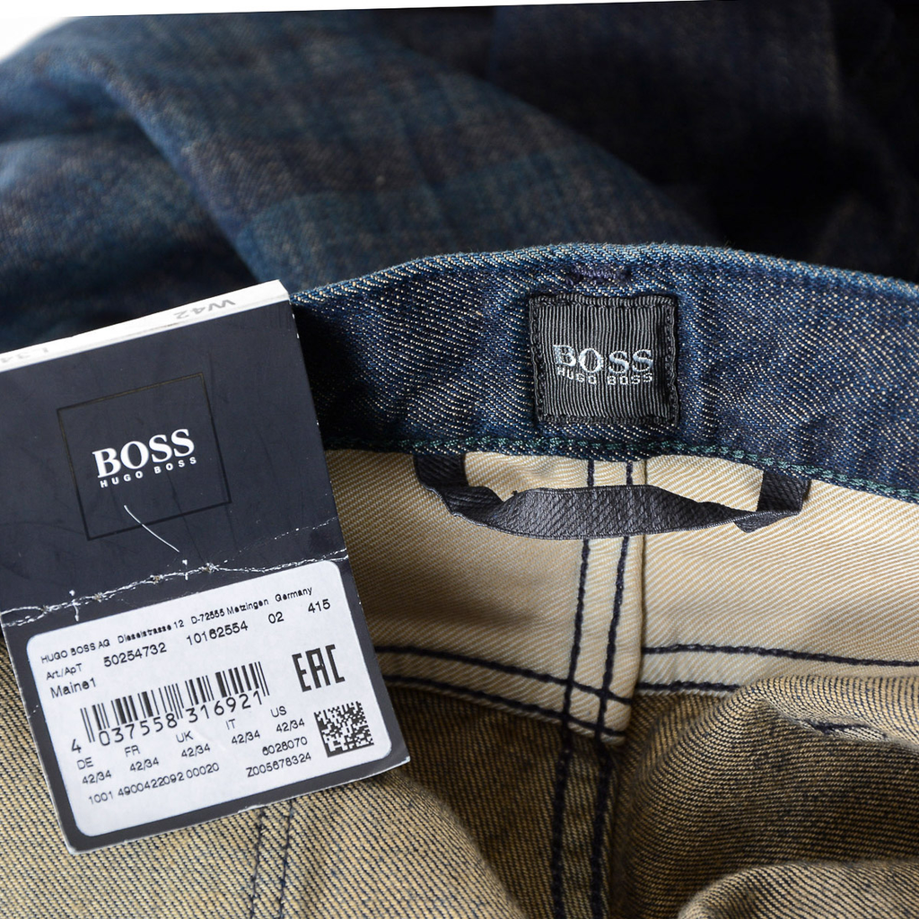 Jeans da uomo Hugo Boss blu scuro MAINE