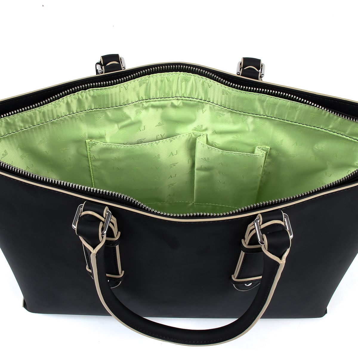 Borsa a mano da donna Armani Jeans nera 922210 7P772 00020
