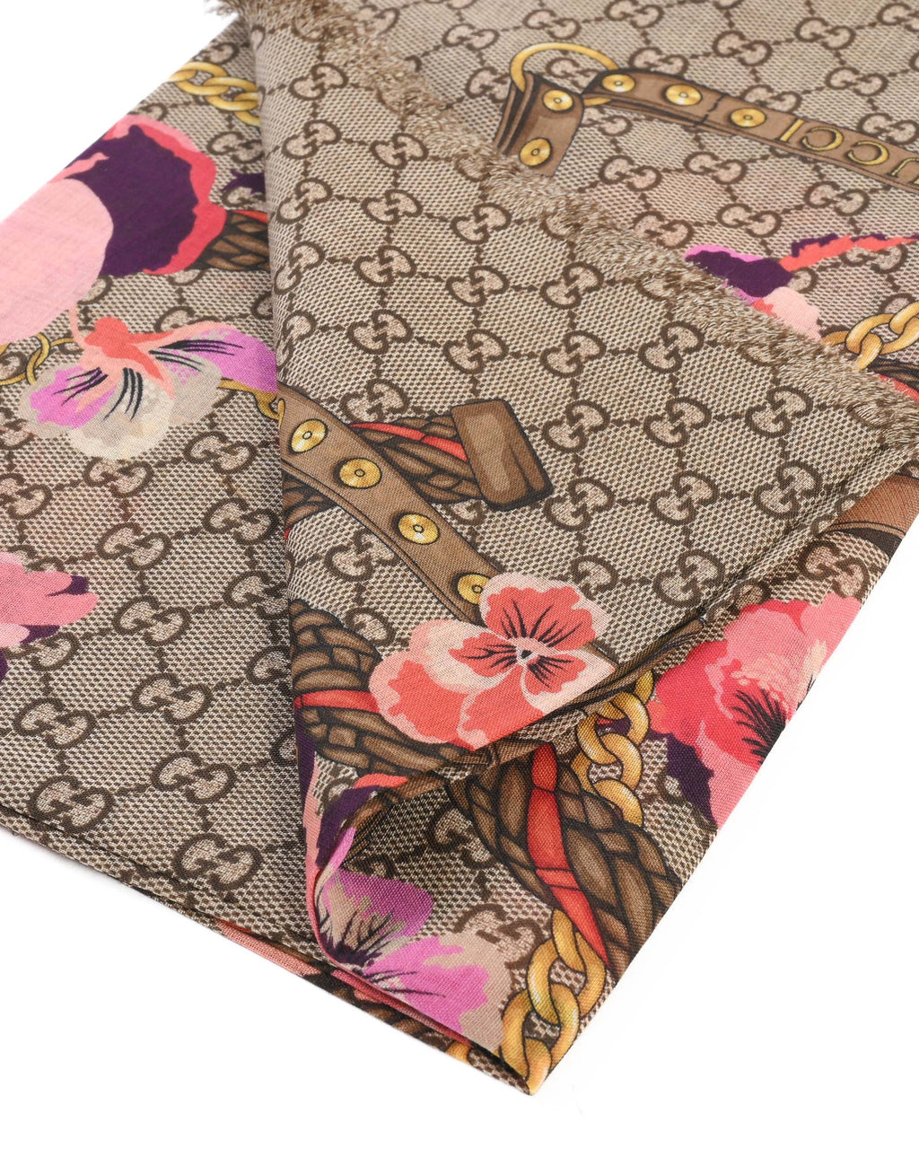 Gucci Original GG 100% lana Sciarpa 508797 3G200 5879