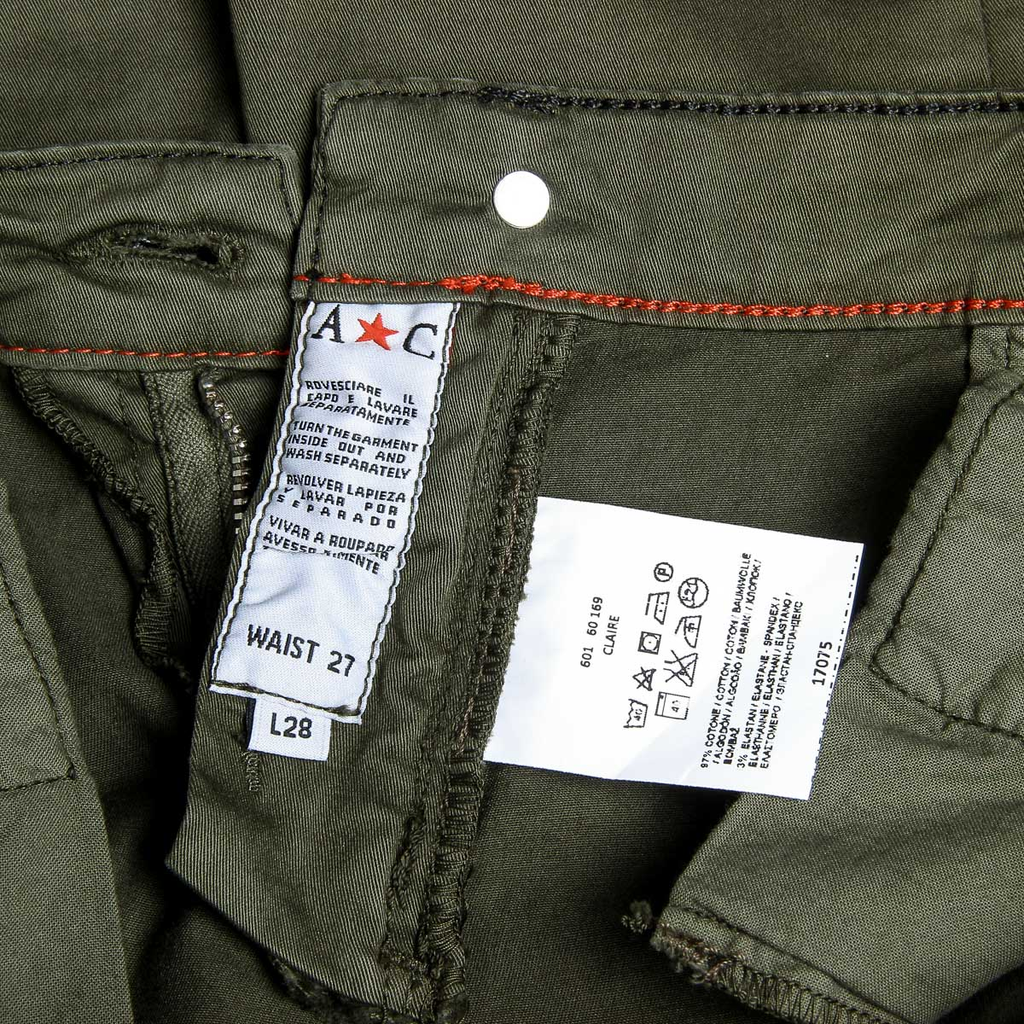 Pantaloni da donna Andrew Charles verdi CLAIRE