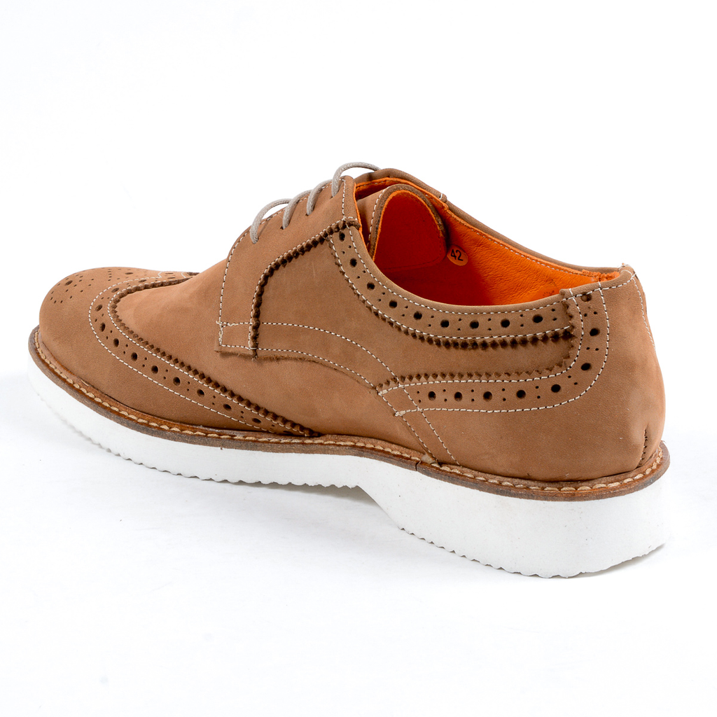V 1969 Italia Scarpe Oxford Brogue da uomo Marrone PEDRO
