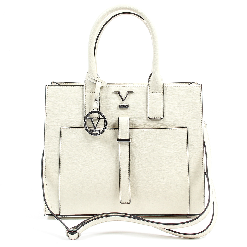 V 1969 Italia Borsa da donna V006-S SAFFIANO CREMA