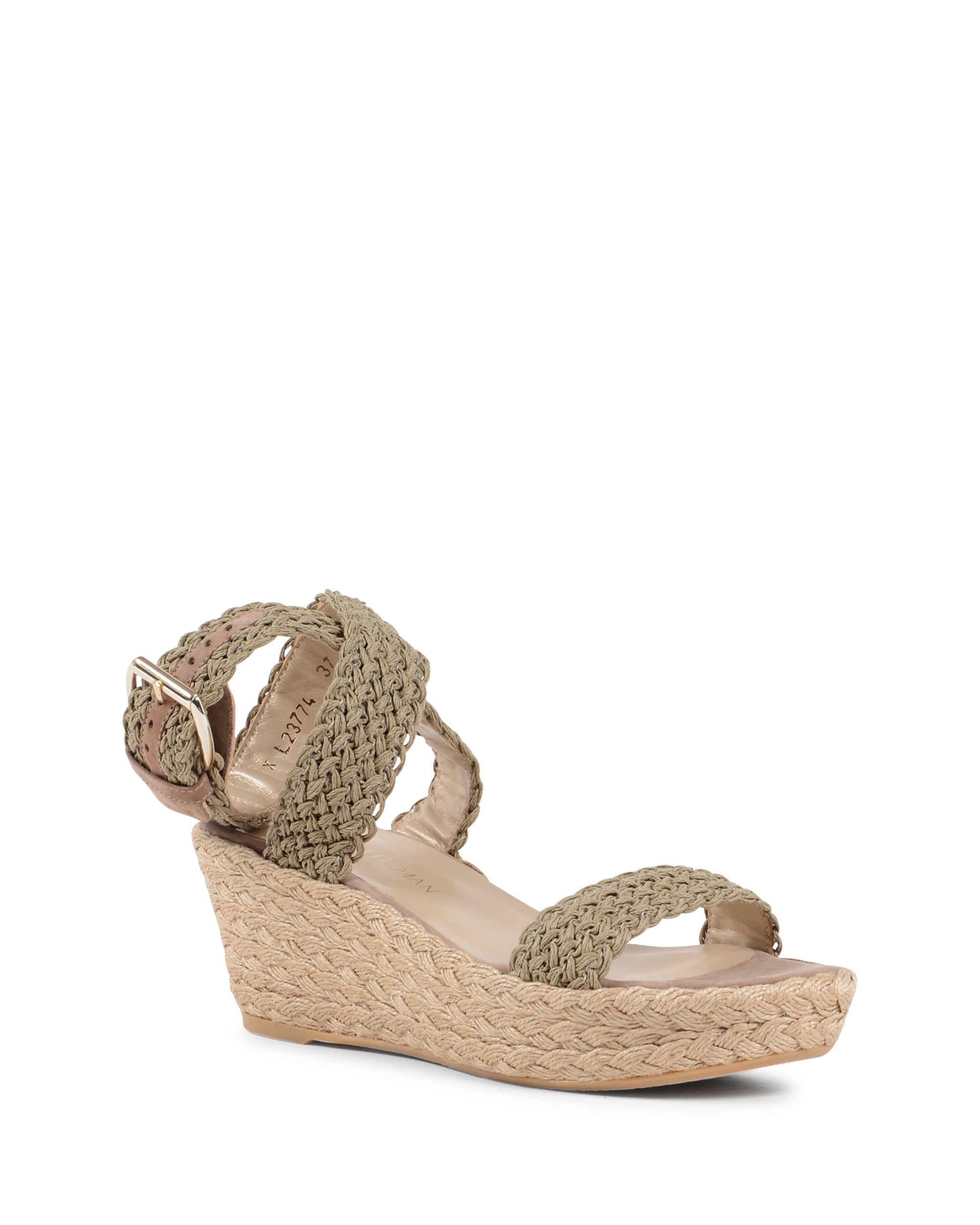 Sandalo con zeppa da donna Stuart Weitzman verde ALEXLO