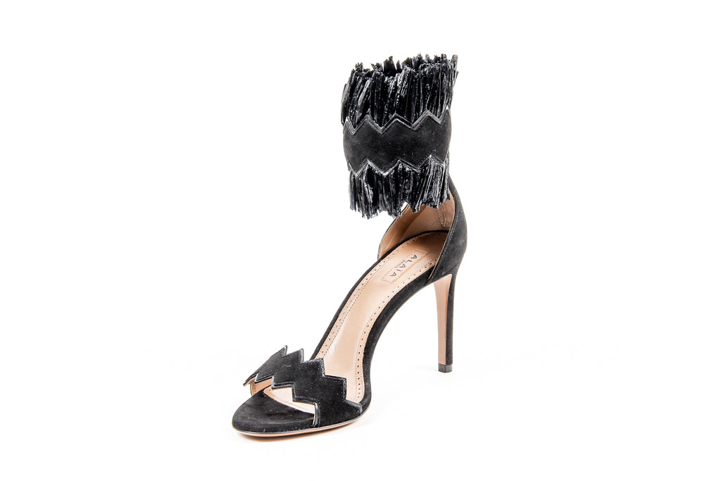Sandalo con cinturino alla caviglia da donna Alaia 6E3X899CH03 C999