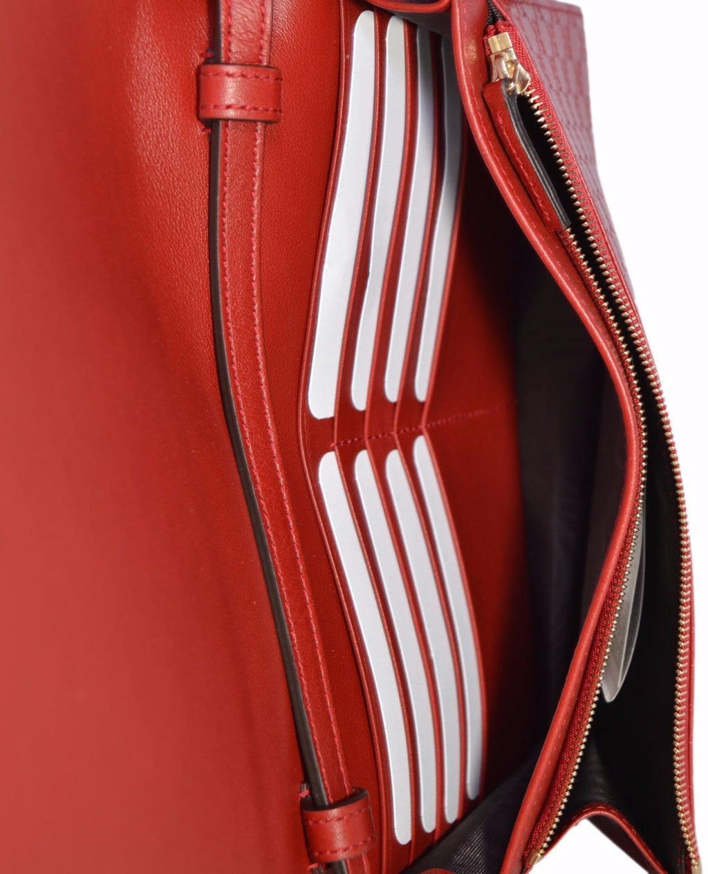 Borsa a tracolla Gucci Guccissima rossa