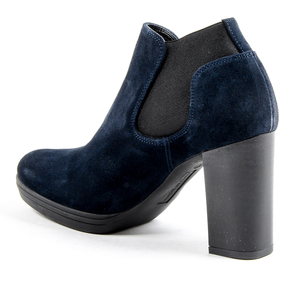 V 1969 Italia Stivaletto con tacco da donna blu GRACY