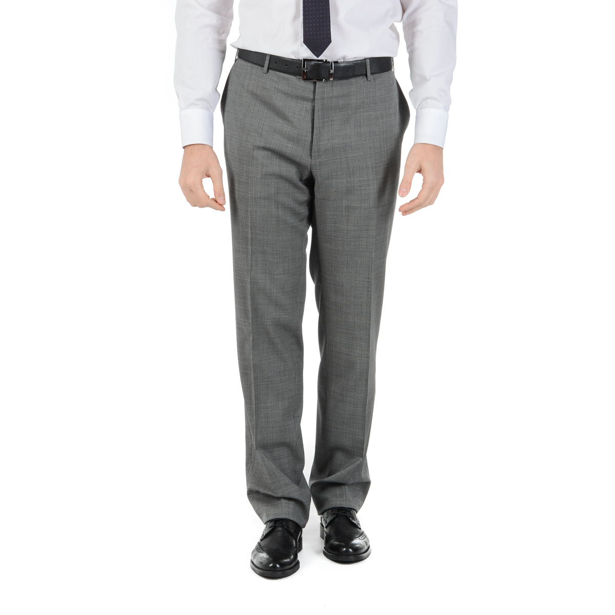 Abito da uomo Corneliani a maniche lunghe grigio Super 110's