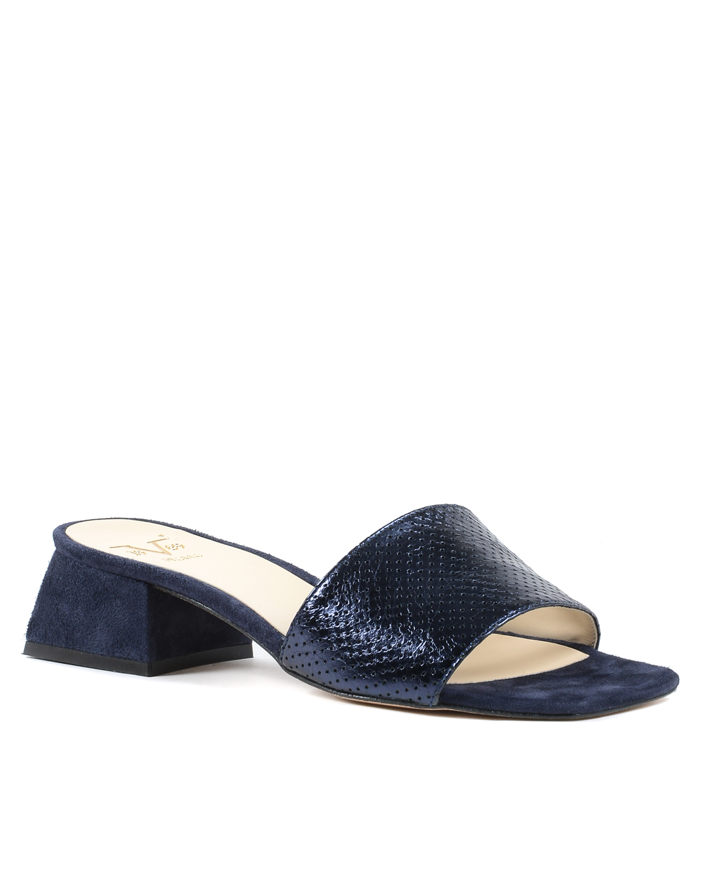 19V69 Italia Sandalo Donna Lamè Blu Navy 4909 TRAF LAM BLU SCURO