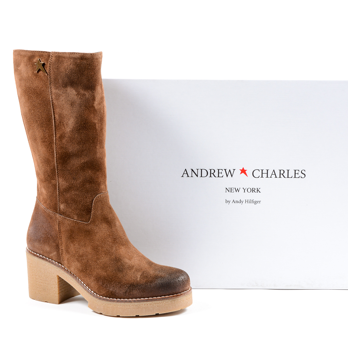 Andrew Charles Stivali da donna marroni LITA