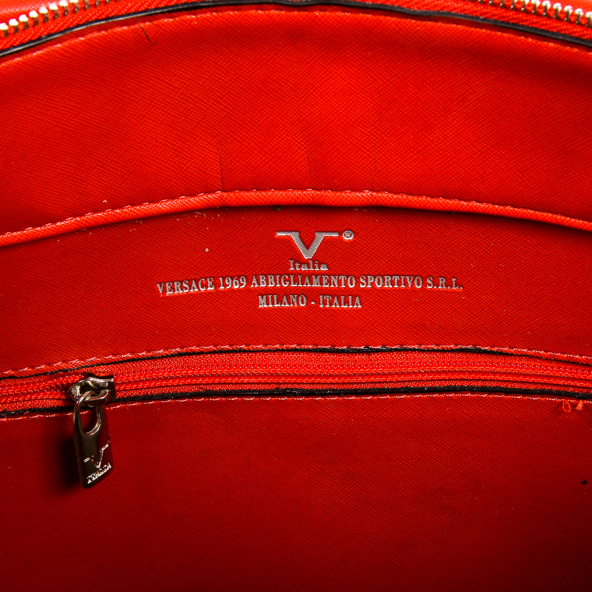 V 1969 Italia Borsa da donna rossa RENTA